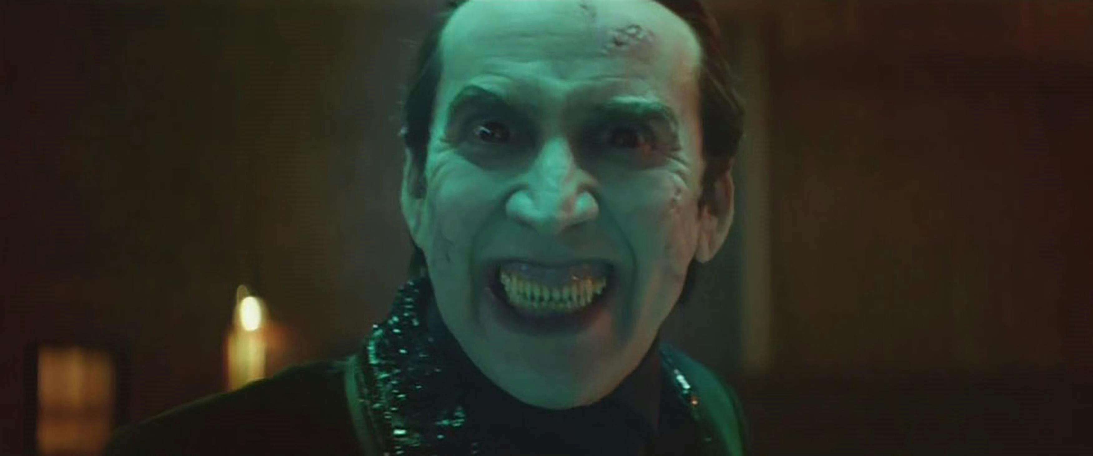 Nicolas Cage, 59, spiller den blodsugende vampyr - der samtidig er en irriterende og krævende chef - i den kommende film "Renfield".&nbsp;