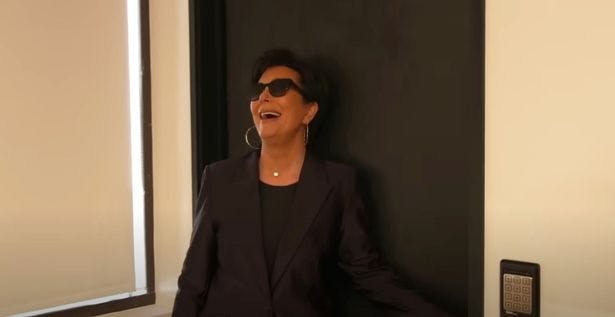 Kardashian-klanens leder kunne dog godt finde det sjove i situationen, selvom hun også frygtede et søgsmål fra sin datter.