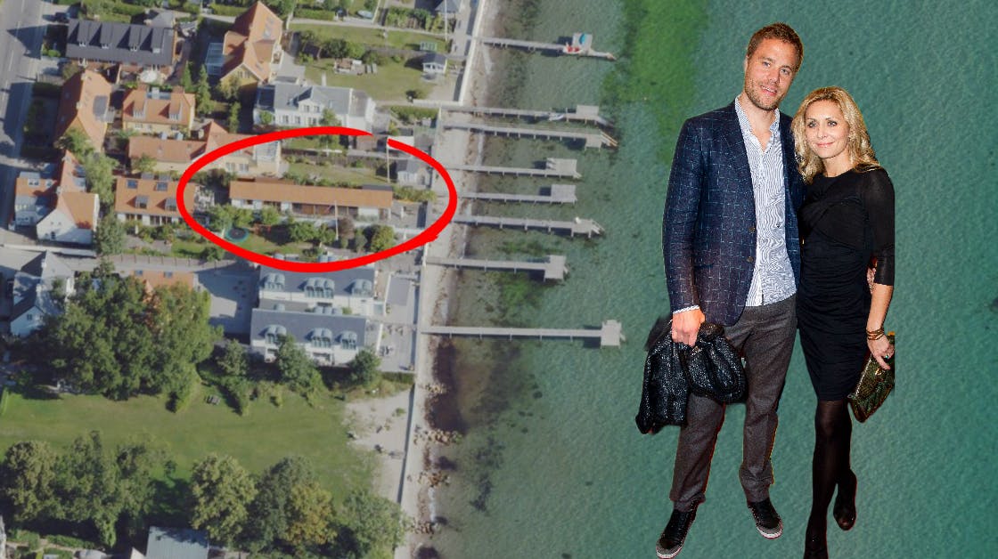 Det er huset her, som kendisparret 1. august overdrager til de nye ejere.