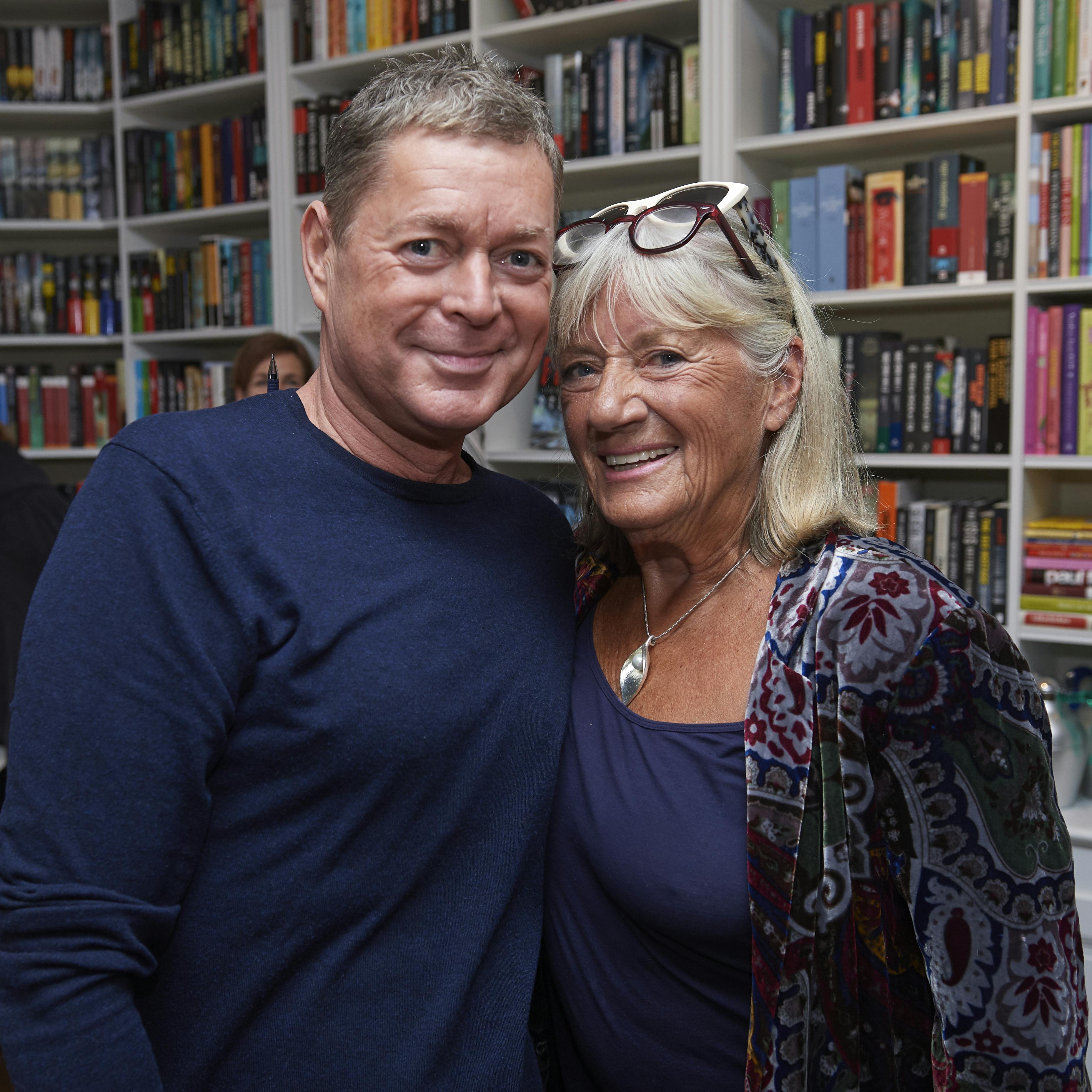 Her ses Peter Frödin og Britt Bendixen sammen til bogreception, da Britt tilbage i 2017 udgav selvbiografien "Et lyst sind". 