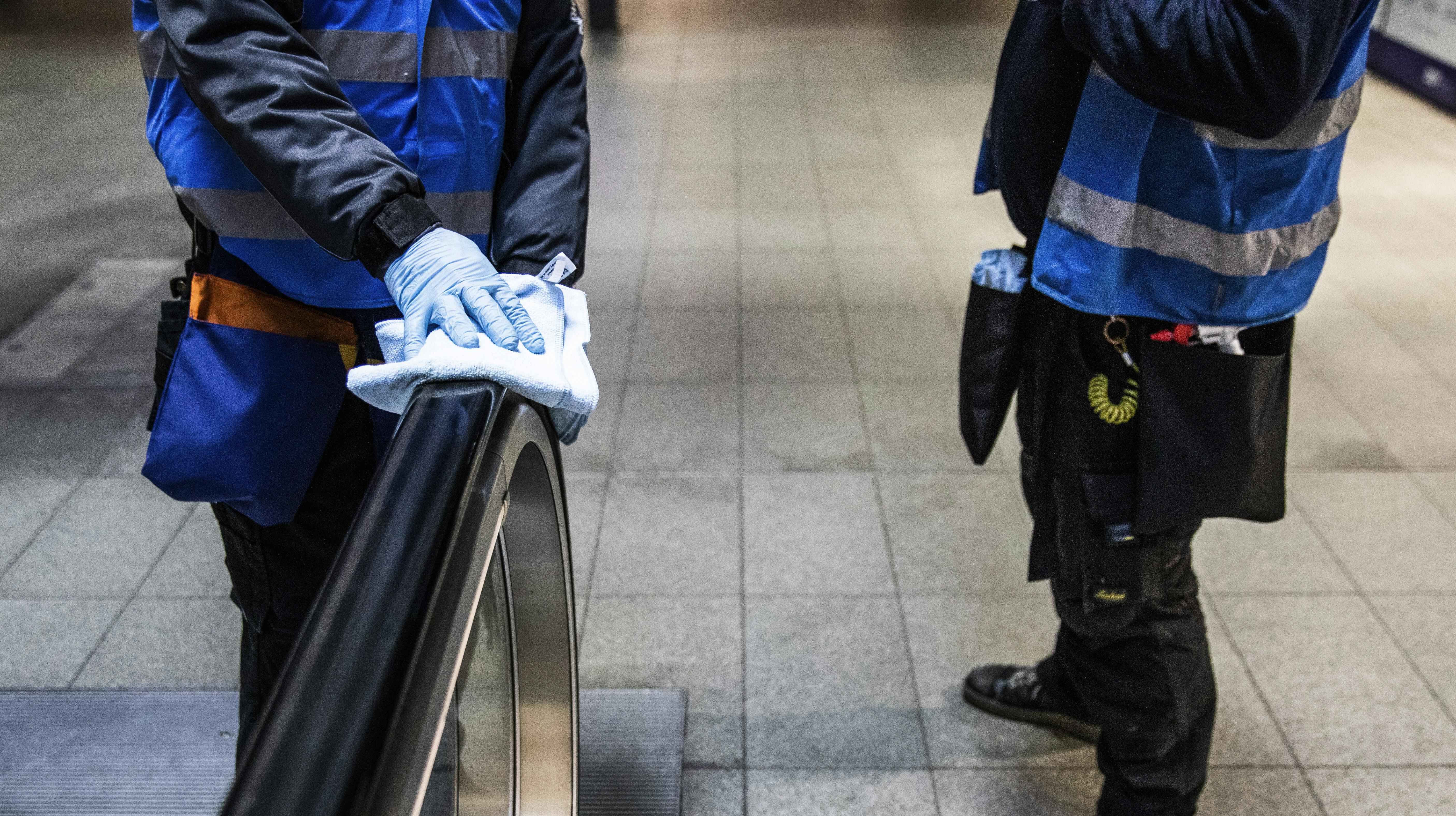 En rengøringsmedarbejder blev onsdag nat overfuset af en mand på Nørreports metrostation. Dette er et arkivfoto og har ikke noget med sagen at gøre. nbsp;