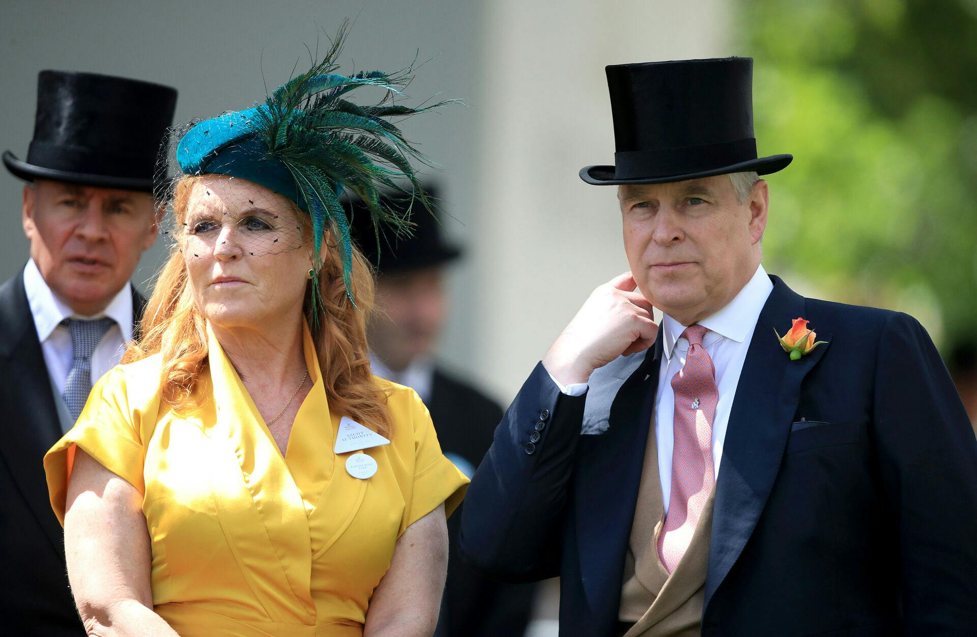 Sarah Ferguson med sin skandaleramte eksmand, prins Andrew, som hun forsvarede, da han blev anklaget for seksuelle krænkelser og overgreb.