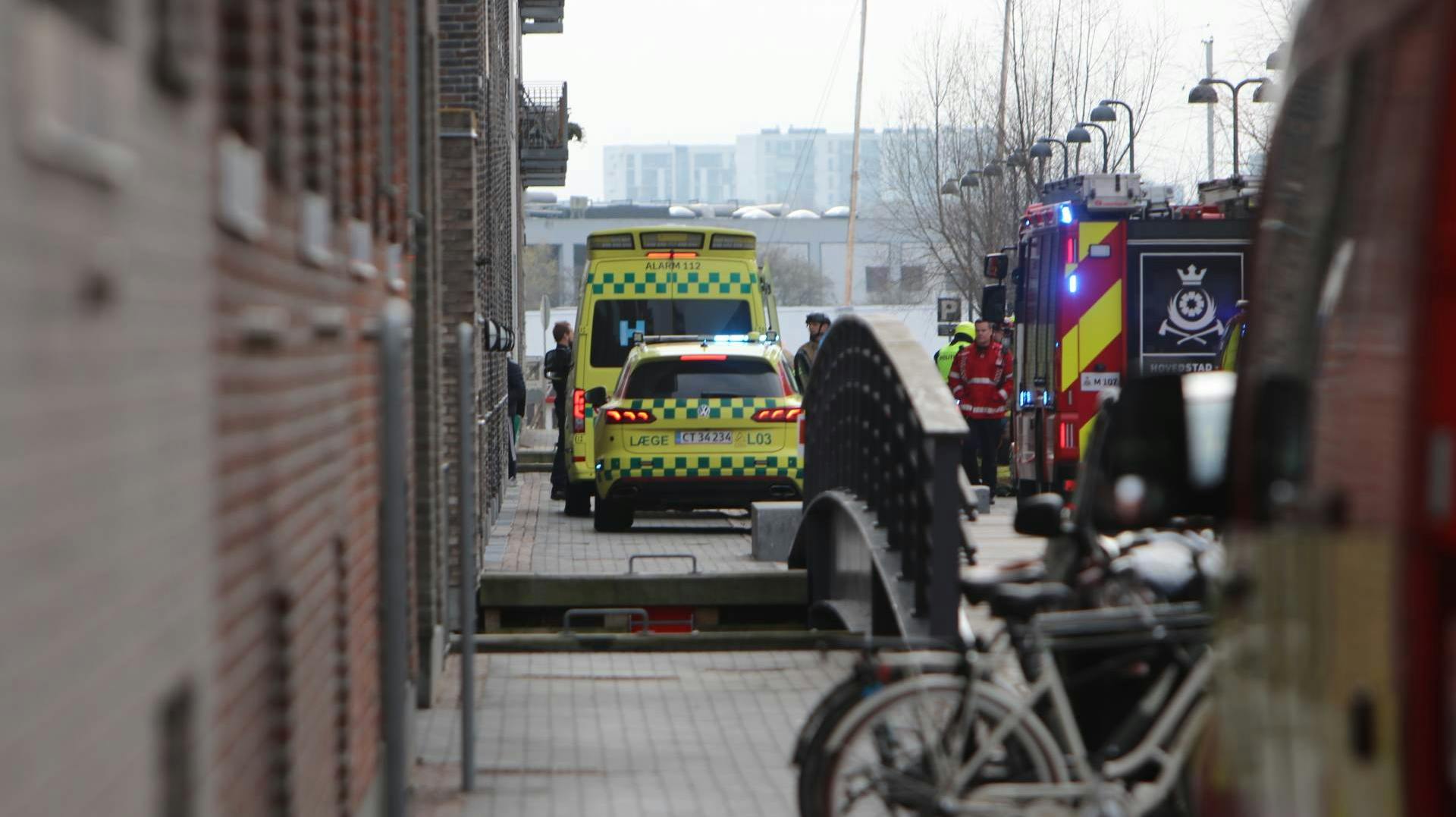 Der er fredag morgen sket en voldsom ulykke i Sydhavnen 