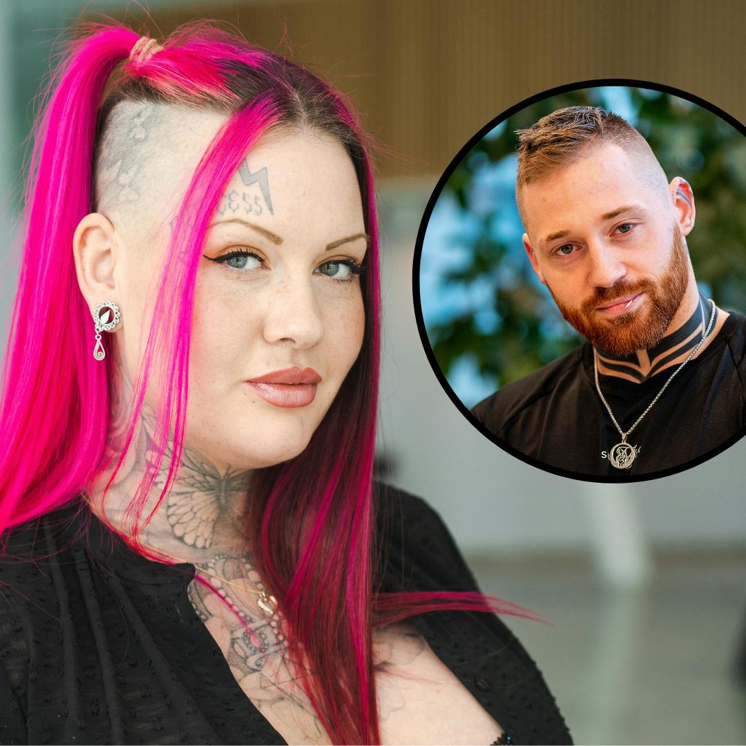 Trine Bjerrehuus er uden tvivl ret så begejstret for Daniel "Lone Wolf".
