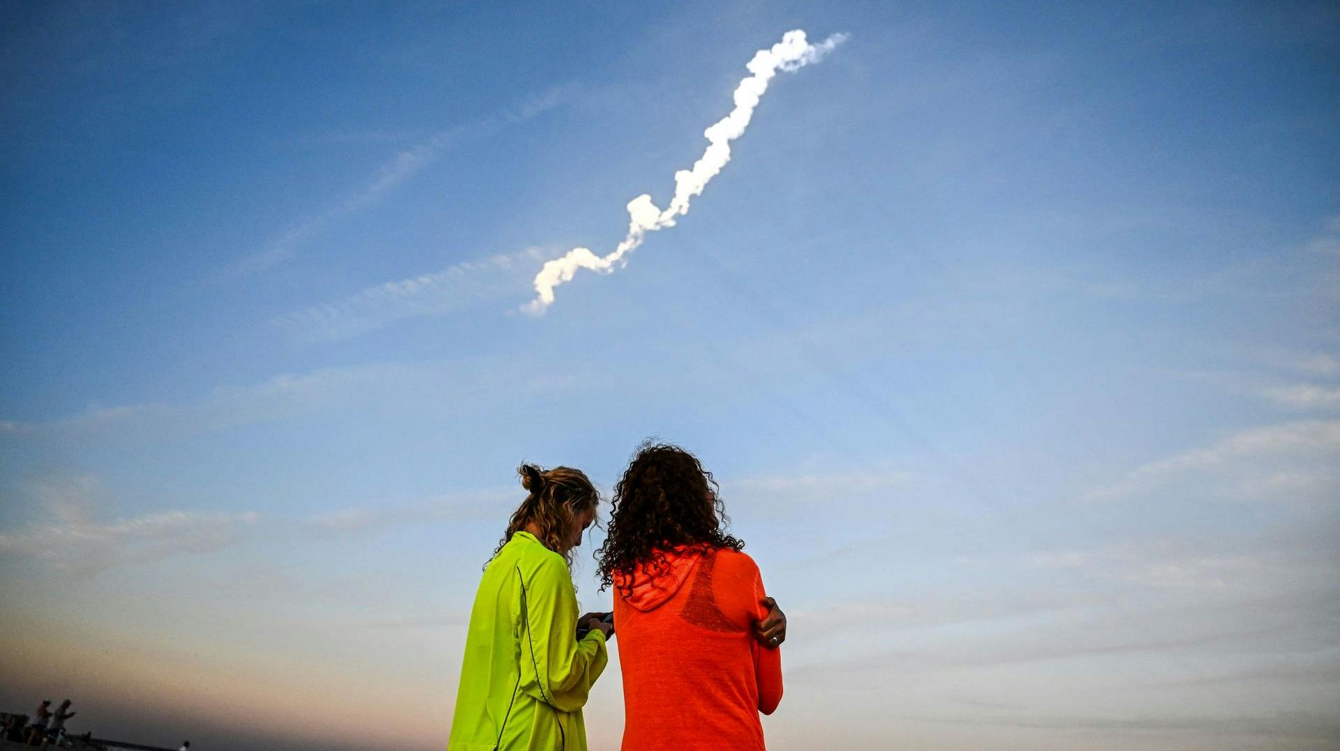 Det er efterhånden blev hverdag, at der sendes raketter op af Space X. Billedet her er fra en tidligere opsendelse.