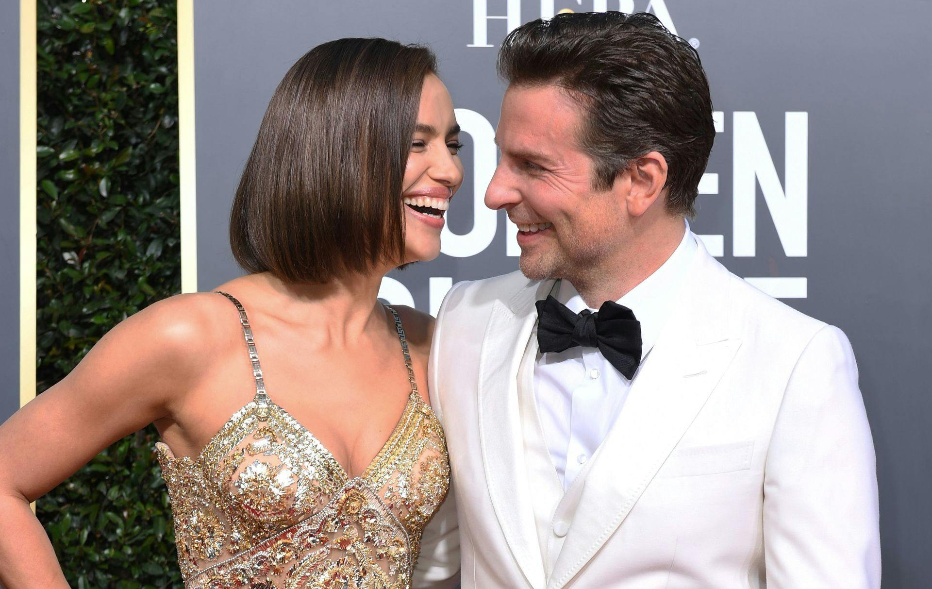 Arkivfoto af Bradley Cooper og Irina Shayk, der nåede at danne par i fire år.