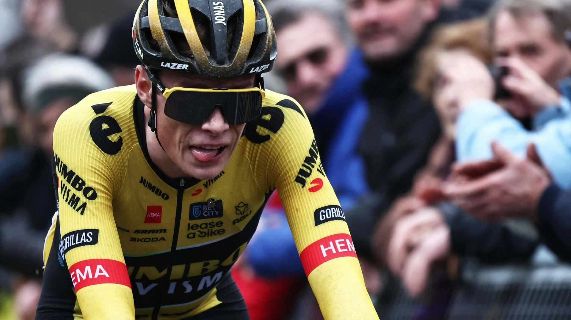 Jumbo-Vismas Jonas Vingegaard under Paris – Nice.
