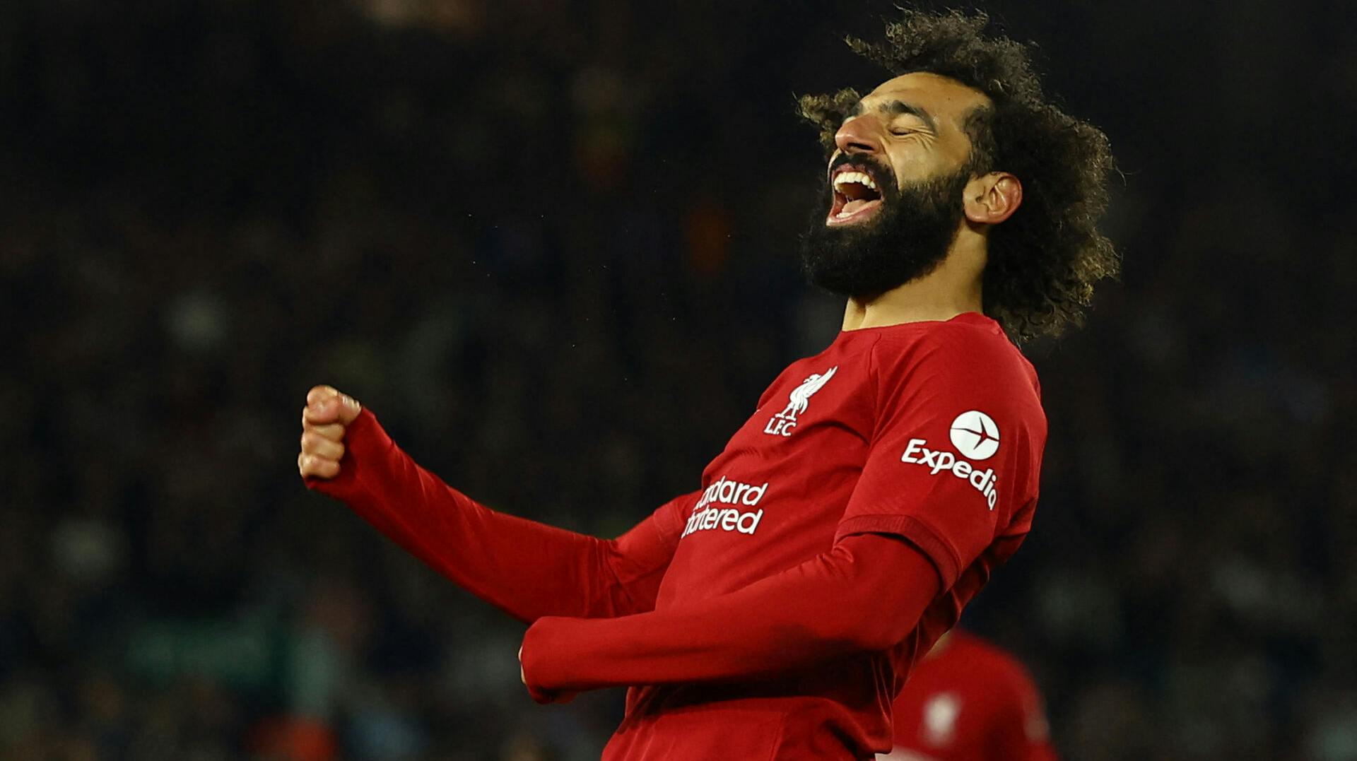 Salah lynede på Elland Road mod nedrykningstruede Leeds.