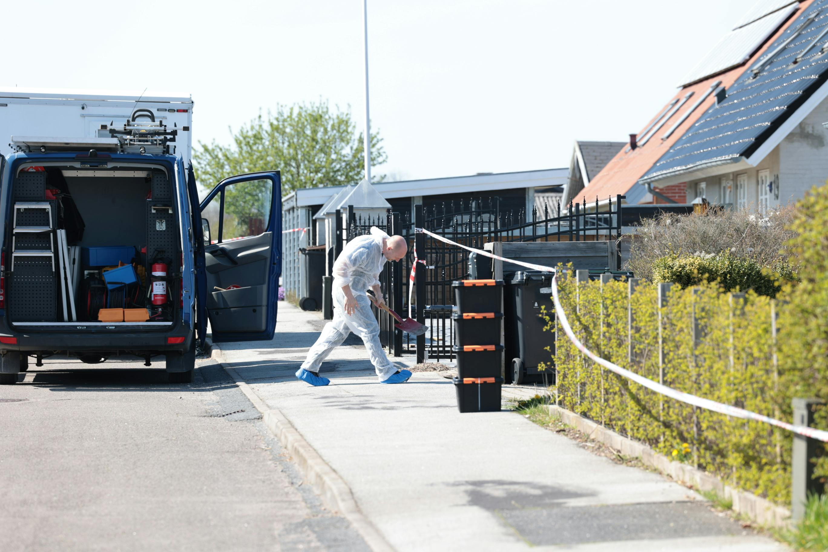 Politiet arbejder tirsdag eftermiddag stadig på adressen i Korsør-området&nbsp;
