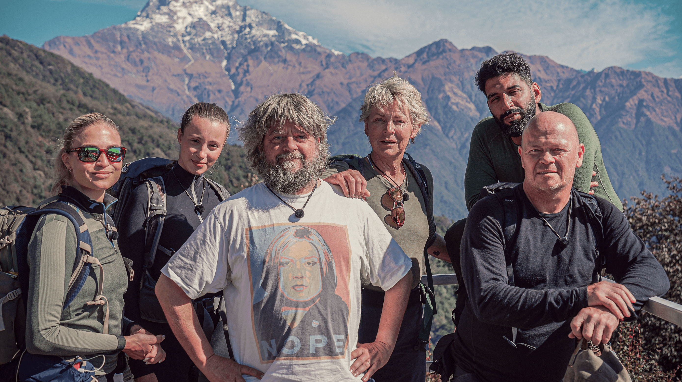 Christiane Schaumburg-Müller, Josephine Højbjerg, Anders Lund Madsen, Søs Egelind, Dulfi Al-Jabouri og Stig Tøfting