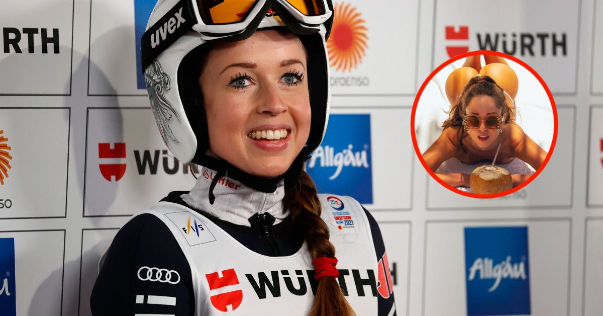 Den 33-årige tyske skihopper Juliane Seyfarth har en helt anden hobby, der også tjener hende mange penge. Her tjener hun nemlig kassen på at dele billeder uden særligt meget tøj på.