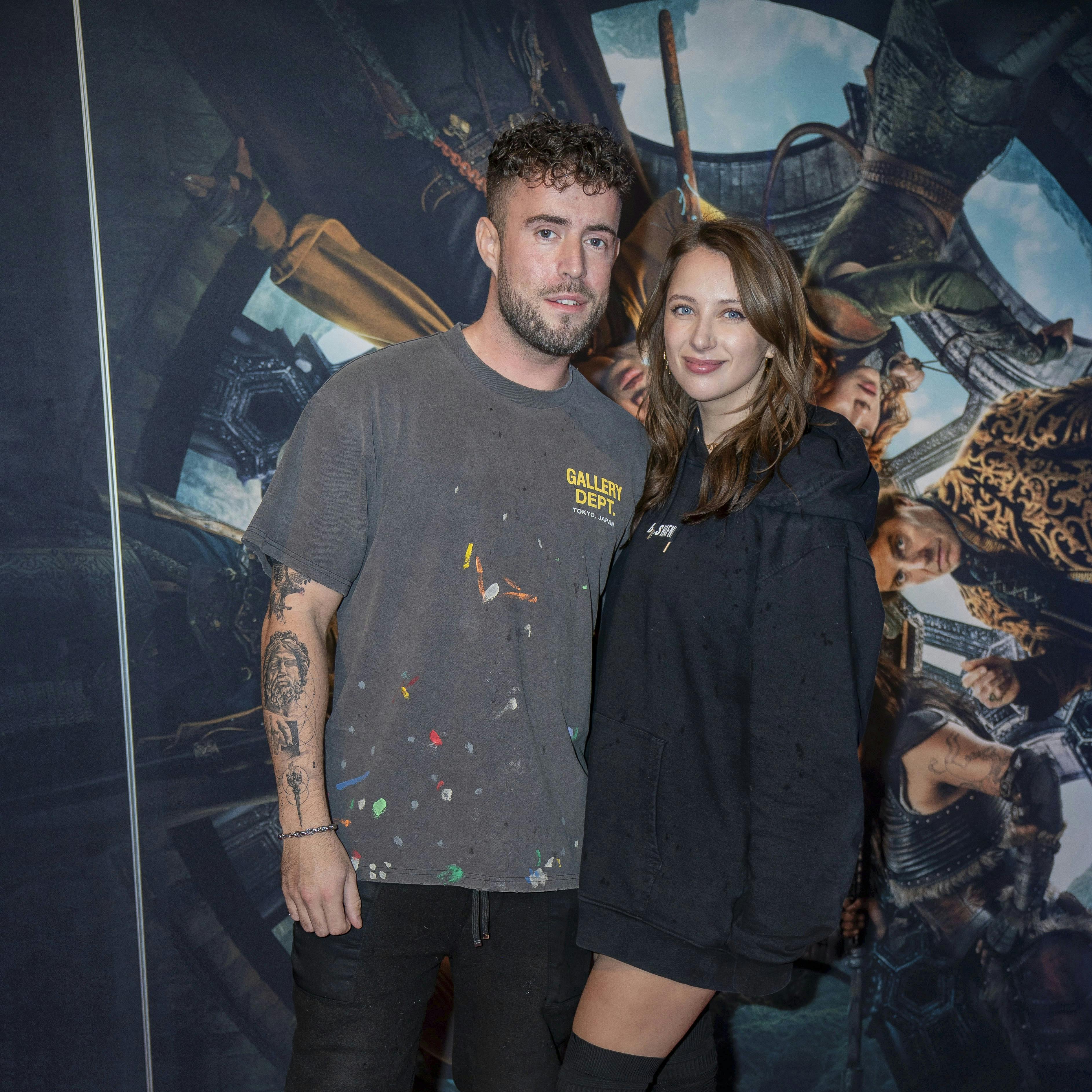 Mikkel Christensen og Nikita Klæstrup blev først kærester efter optagelserne.