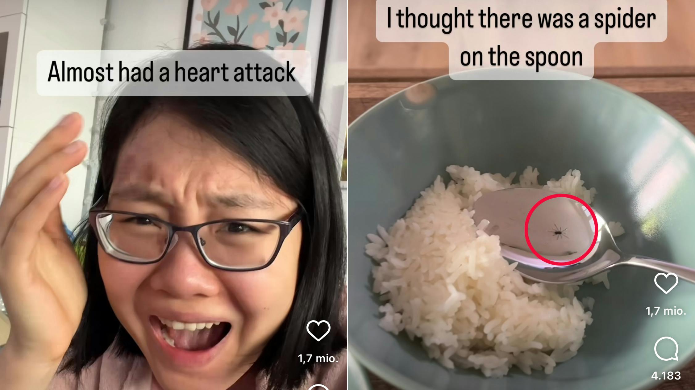 Uyen mistede appetitten, da hun så et mystisk væsen på sin ske. nbsp;