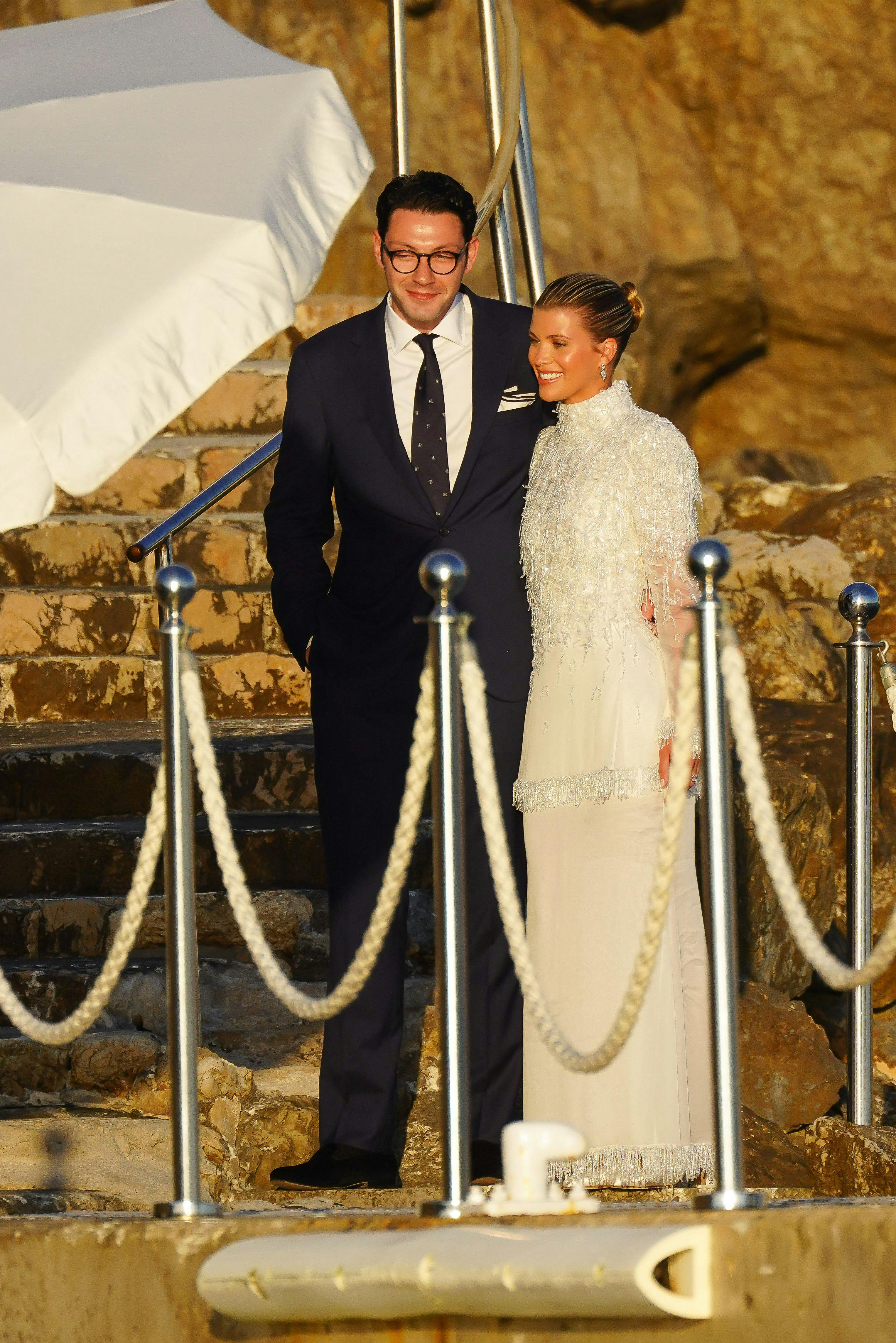 Sofia Richie og Elliot Grainge ved Den Franske Riviera dagen inden brylluppet.