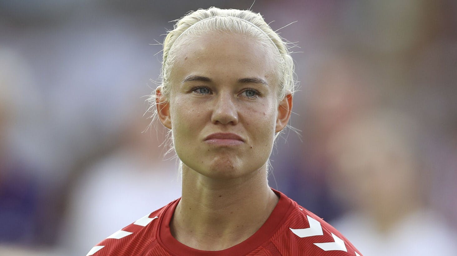 Pernille Harder fik de første kampminutter i 2023 i benene lørdag.