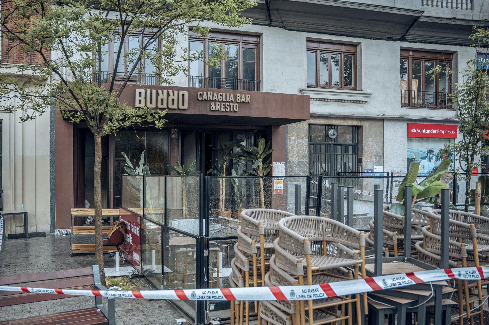 Restauranten er nu lukket efter den dødelige brand i går aftes. 