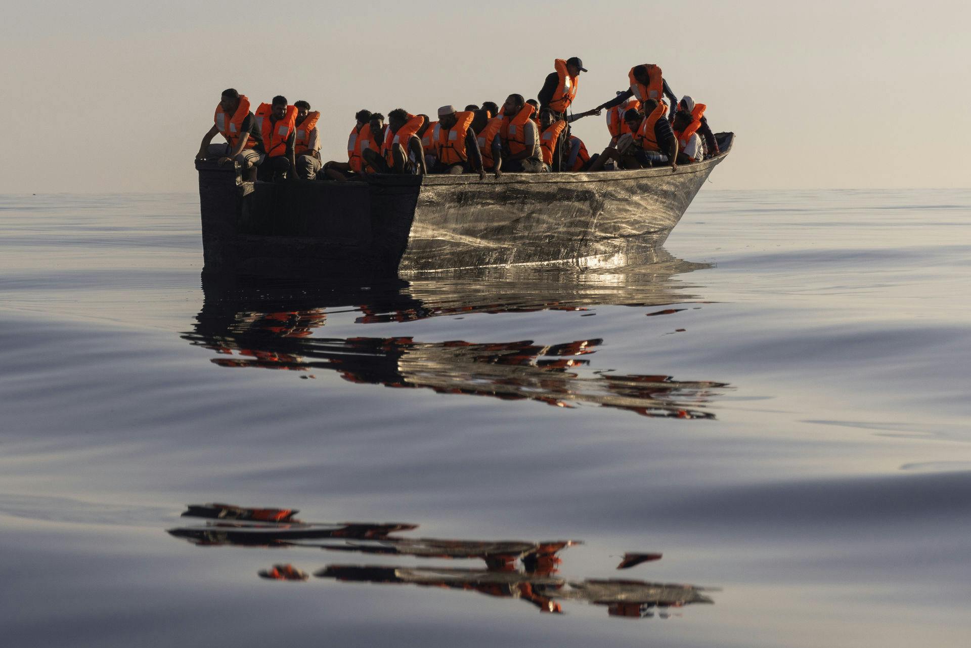 Der er fra søndag til mandag ankommet 800 migranter i 21 både til den italienske ø Lampedusa. (Arkivfoto). -&nbsp;