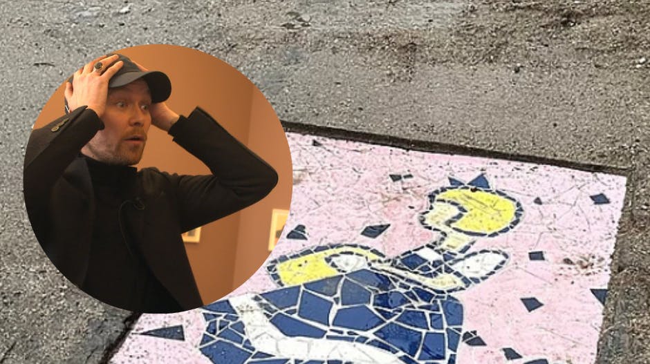 Mathias Kryger, der undersøgte kostbar kunst i DR-programmet "Makværk eller mesterværk", kan godt se fidusen i den mystiske Irma-street art
