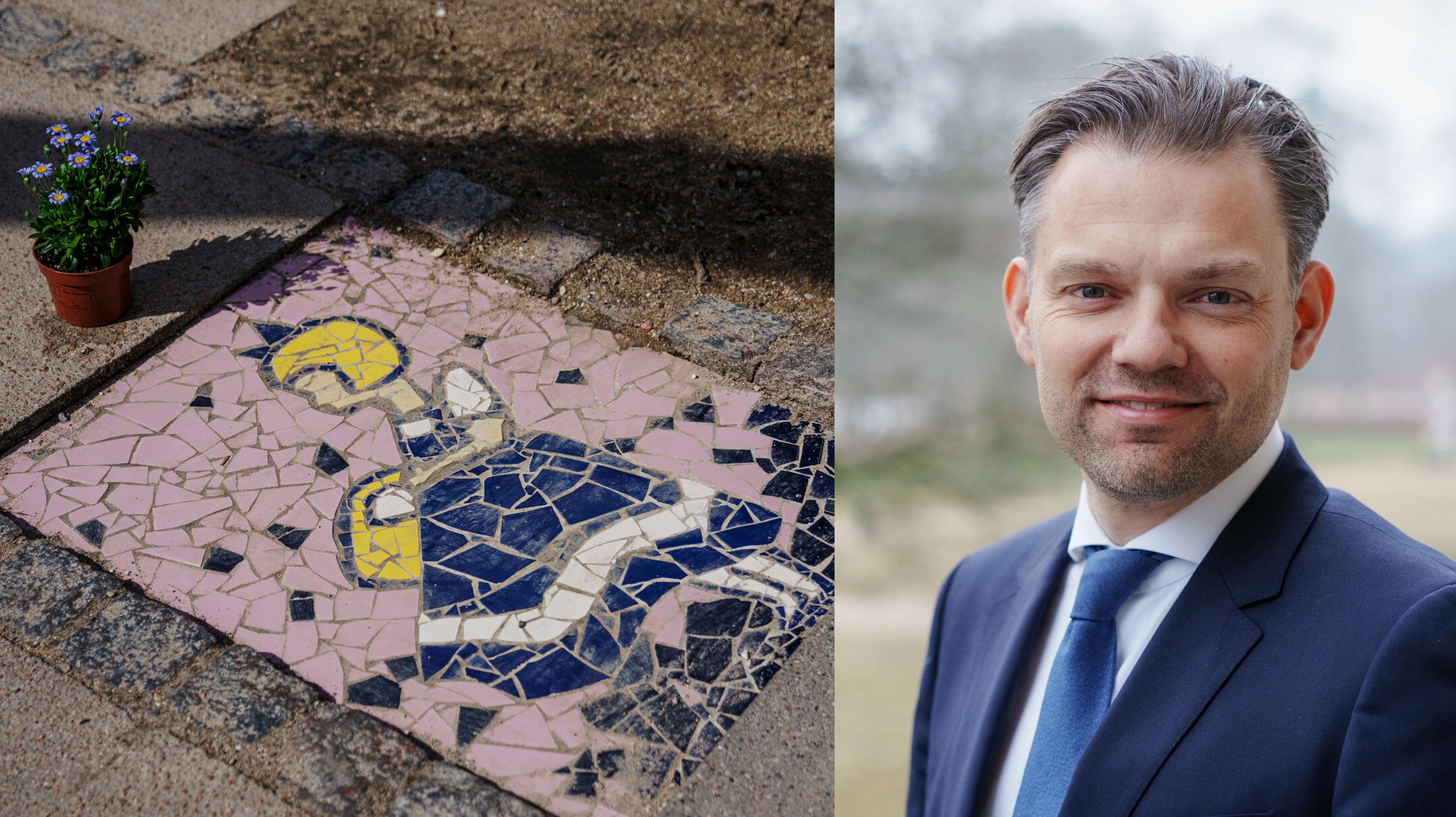 Skal flisen have lov at blive liggende på Frederiksberg Allé? Det skal miljø- og trafikudvalget nu tage stilling til. 