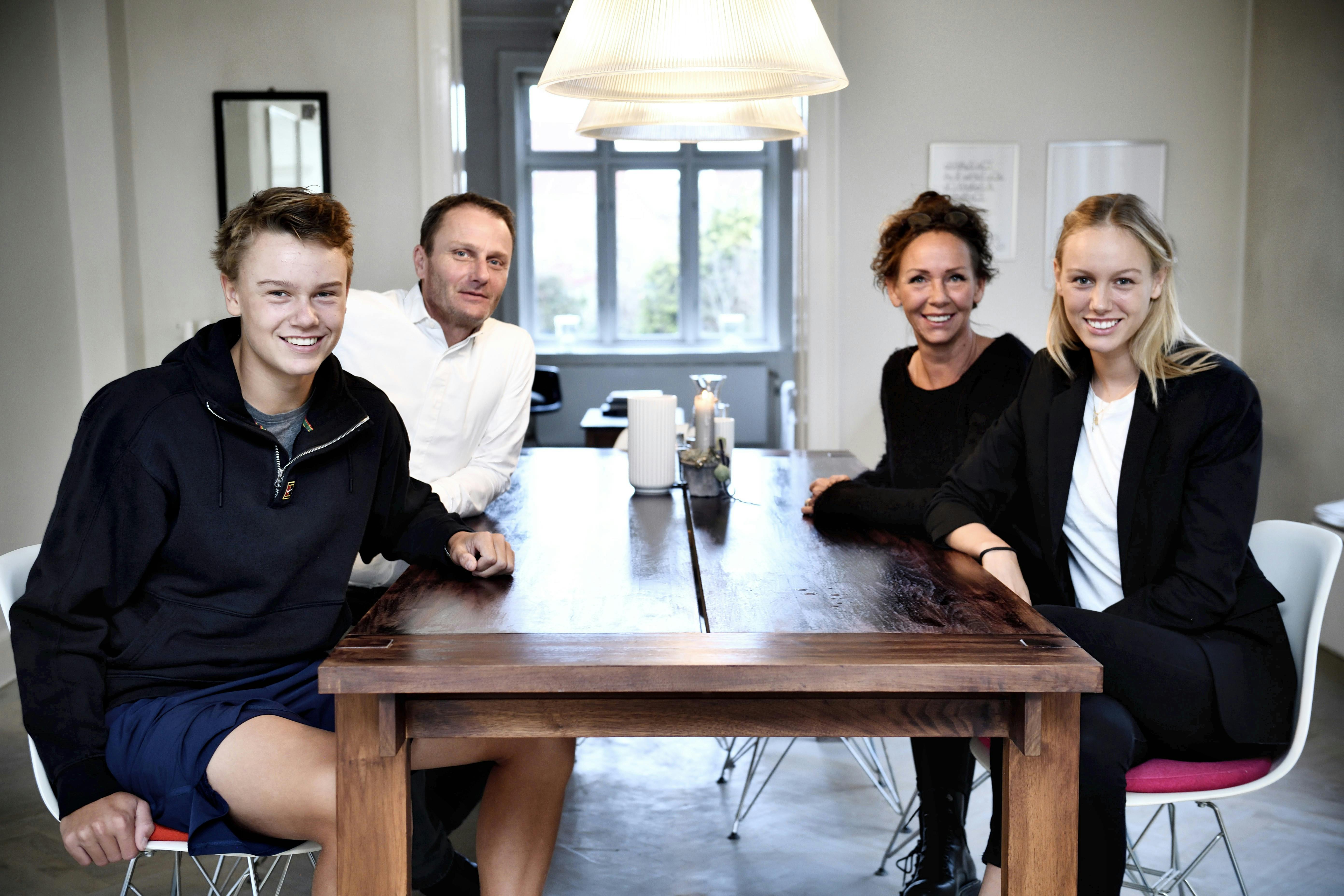 Holger Rune, Anders, Aneke og Alma