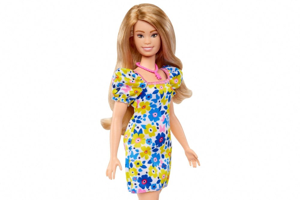 Sådan kommer den nye Barbie med Downs Syndrom til at se ud.