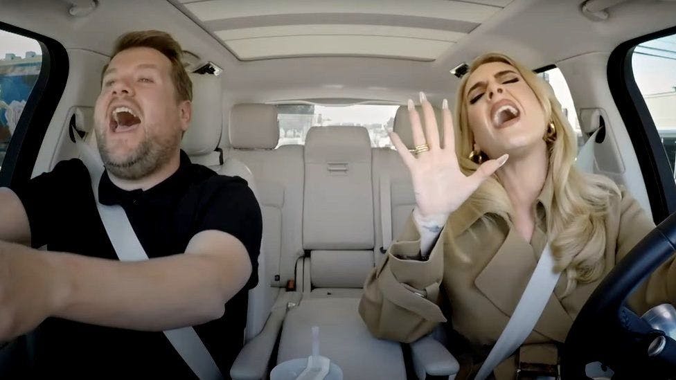 Adele har medvirket i et af de mest populære afsnit af "Carpool Karaoke".