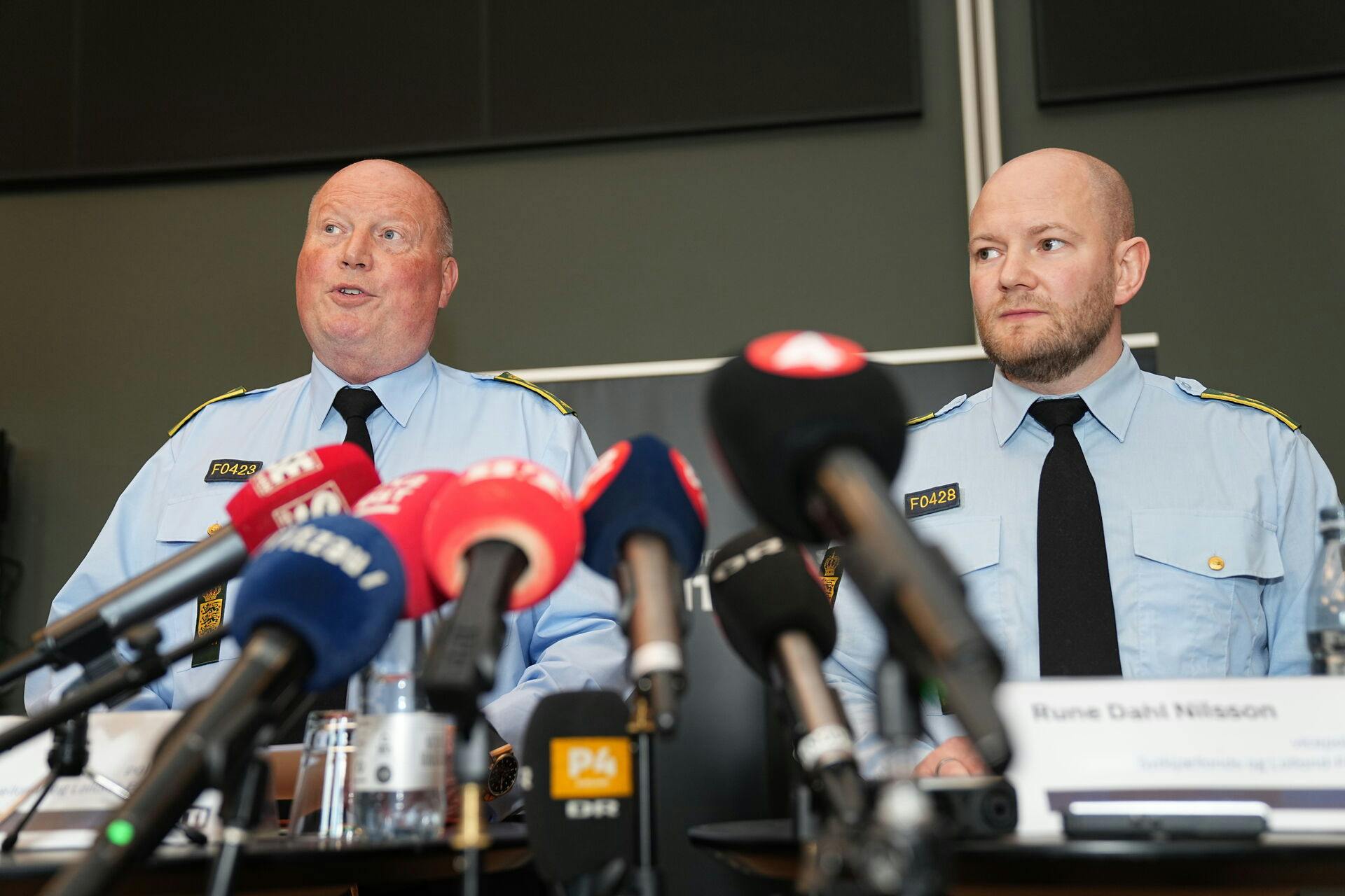 Det var en særdeles overraskende udmelding, som politiinspektør Kim Kliver og vicepolitiinspektør Rune Dahl Nilsson kunne komme med.