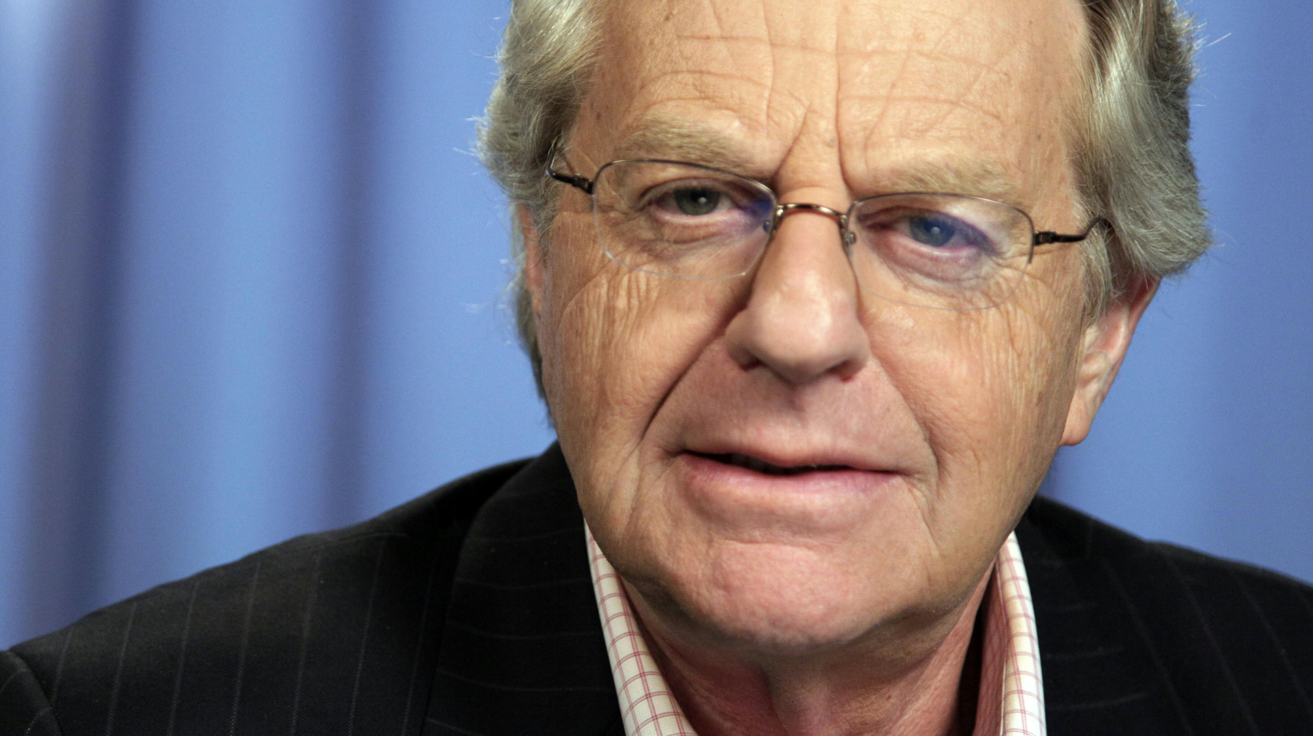 Jerry Springer var gennem mange år vært på "The Jerry Springer Show".