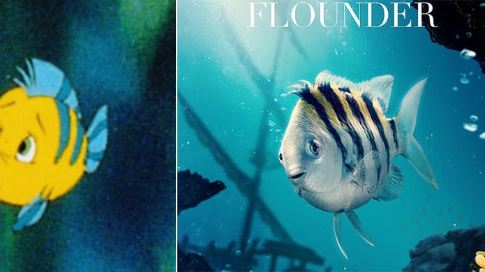 Trofaste "Den Lille Havfrue"-fans kender Tumle som en lille, buttet fisk, men det bestemt ikke sådan tegnefilmskarakteren bliver fremstillet i den kommende live action-version. 