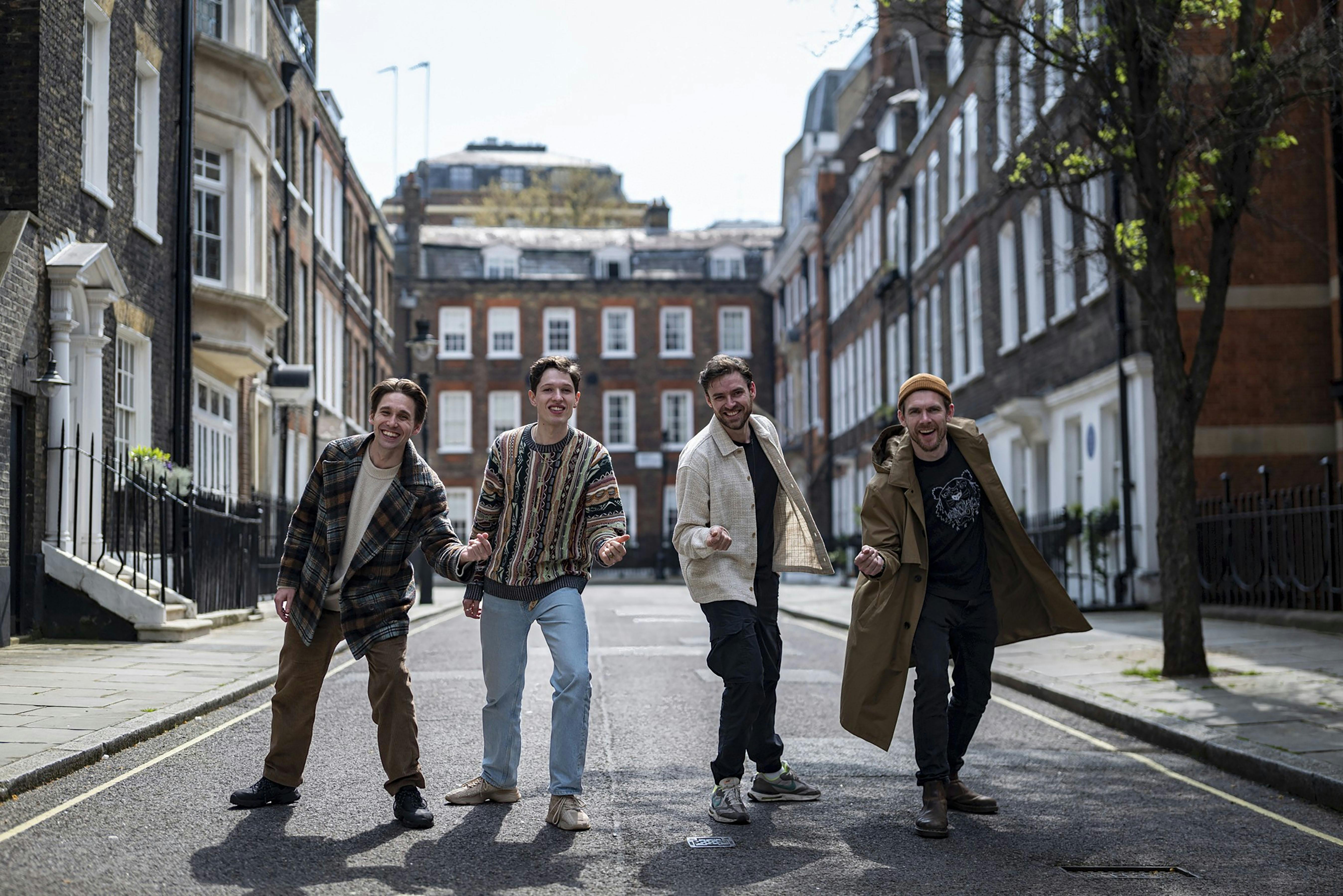 Mikkel Hoé Knudsen, Søren Torpegaard Lund, Johannes Nymark og Jesper Paasch