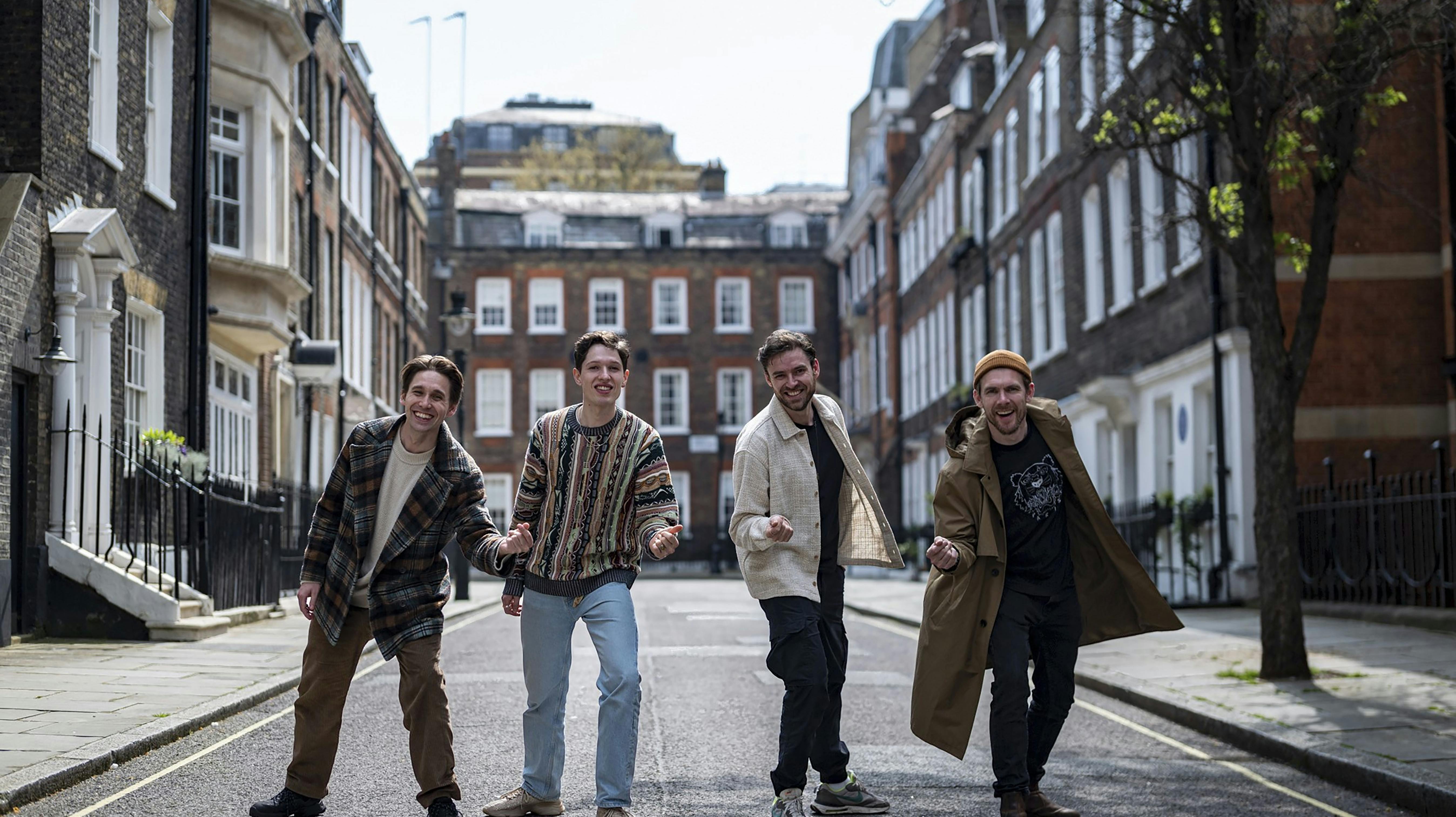 Mikkel Hoé Knudsen, Søren Torpegaard Lund, Johannes Nymark og Jesper Paasch