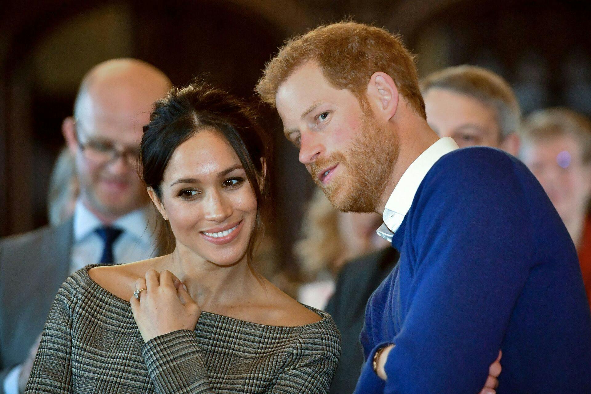 Meghan Markle og prins Harry.
