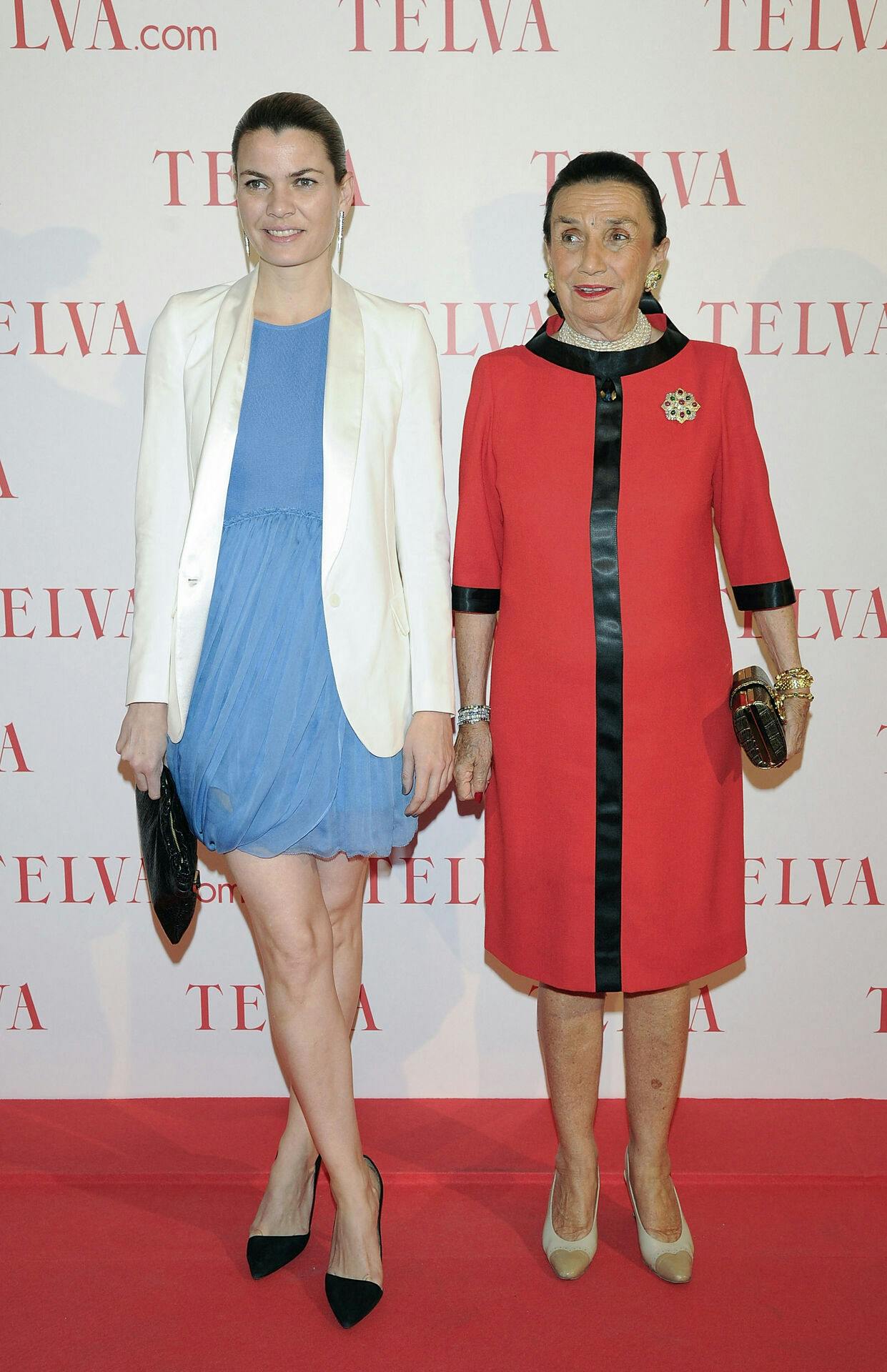 Alejandra de Rojas med sin nu afdøde mor Charo Palacios grevinde af Montarco, som angiveligt havde et forhold til Juan Carlos i slutningen af 70'erne og begyndelsen af 80'erne.