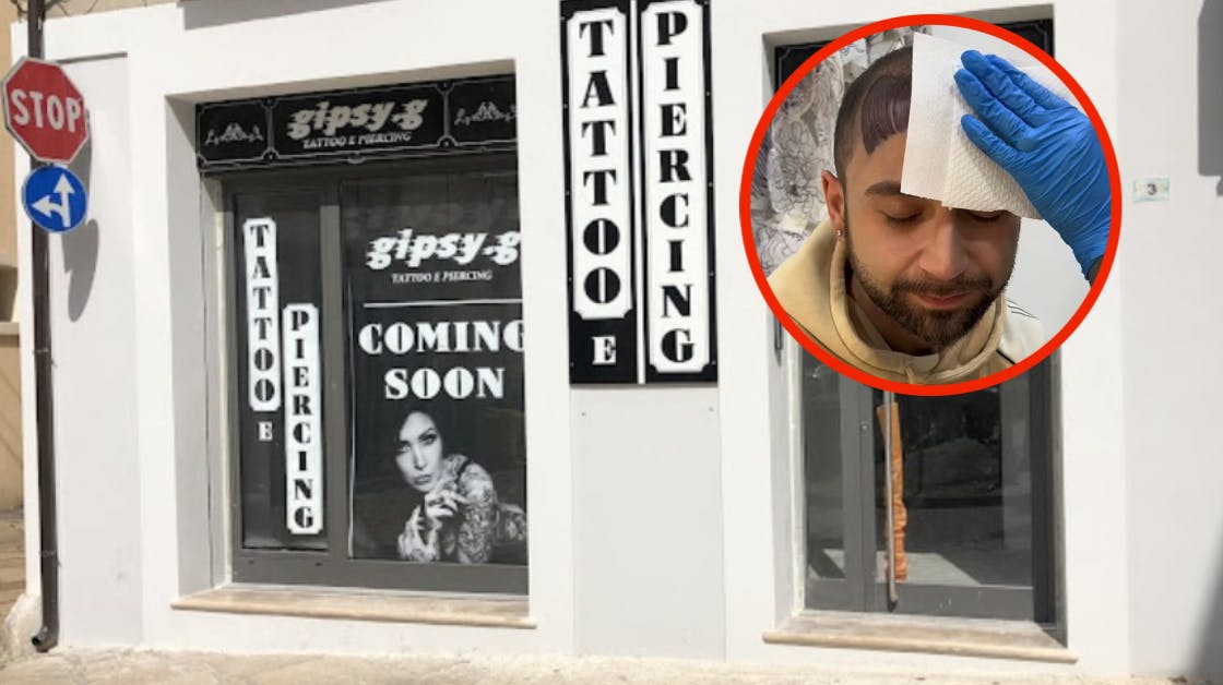 Gianluca har fået sig en ny frisure. Italieneren ser dog alt andet end tilfreds ud med den nye "frisure" som skulle redde de høje tindinger.