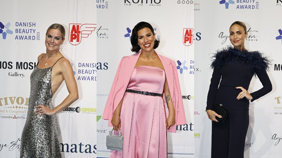 De kendte er den grad klædt på til en festlig aften i skønhedens tegn.