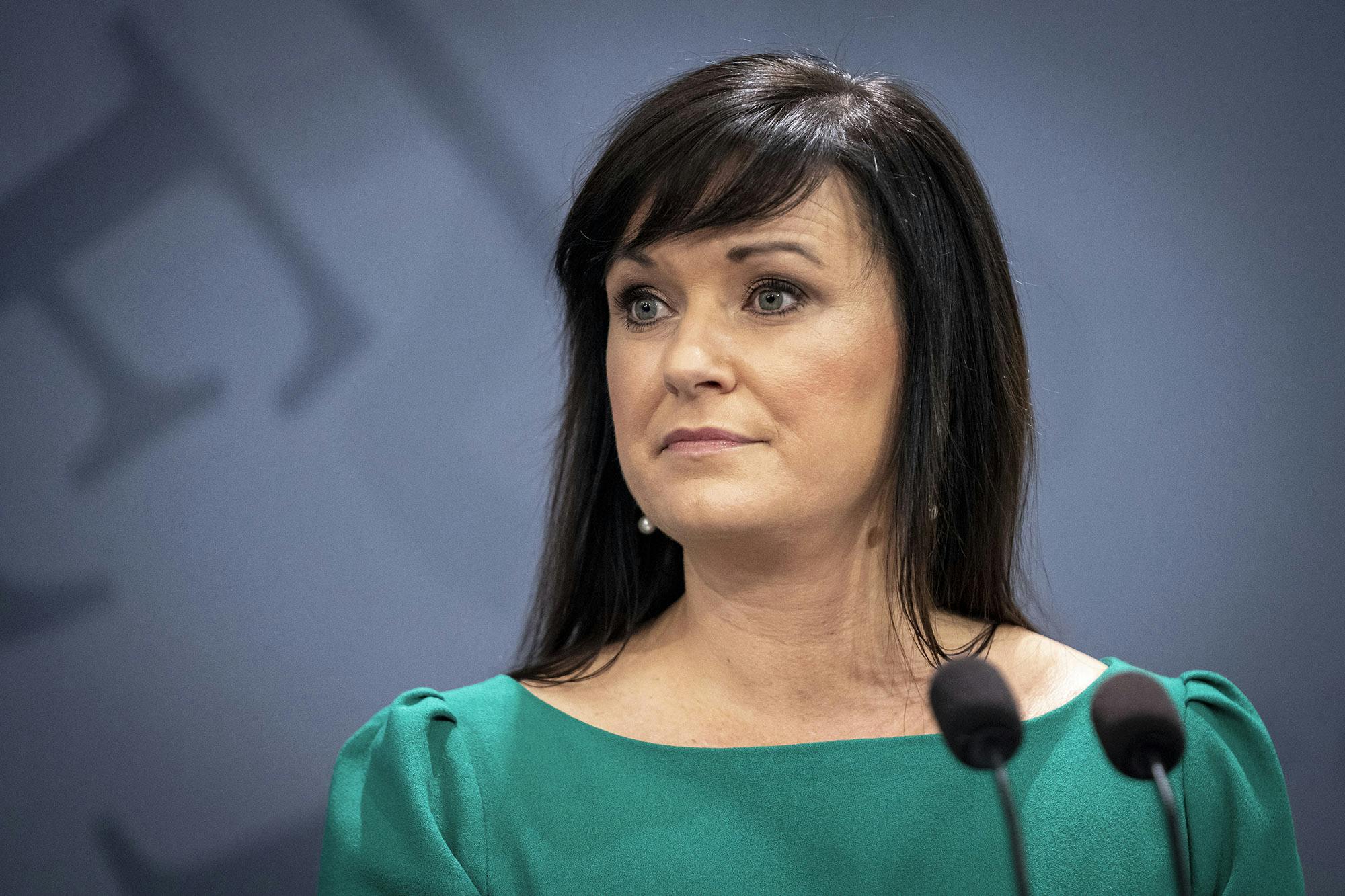 Sundhedsminister Sophie Løhde vil have cannabislignende stof forbudt. nbsp;