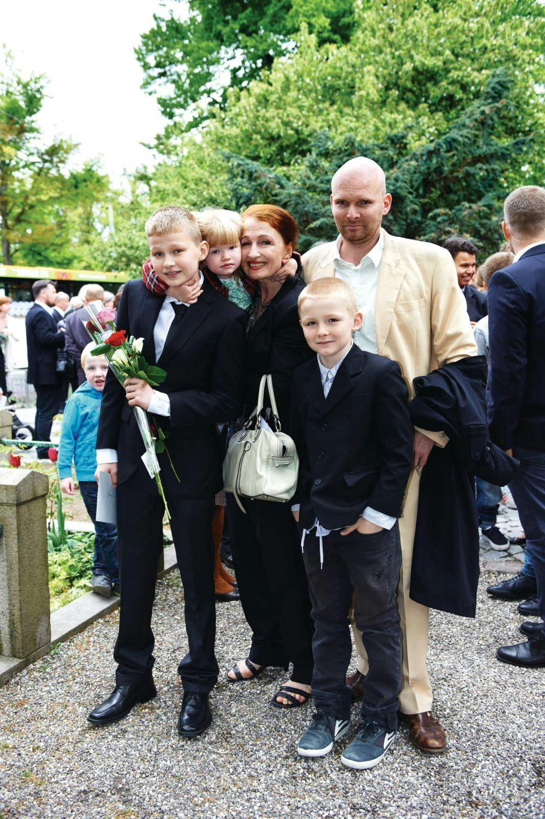 Sådan så det ud, da sønnen Johannes (t.v.) blev konfirmeret tilbage i 2011.