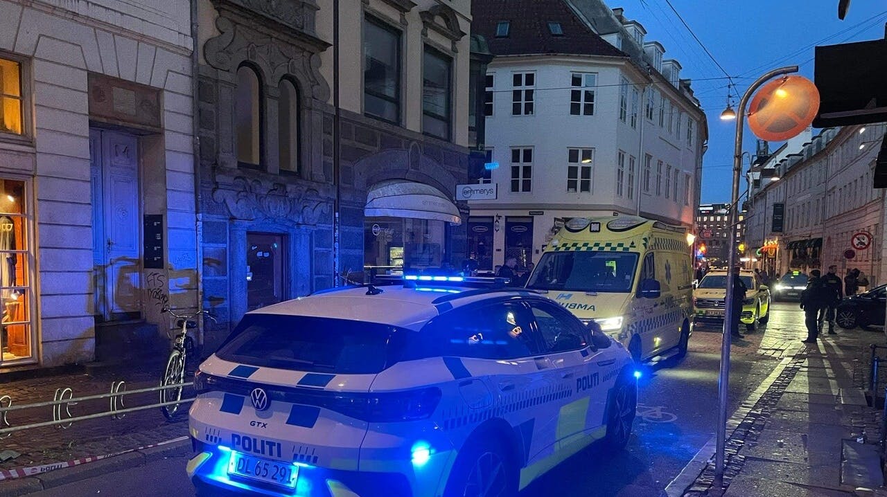 Det er åbenbart gået voldsomt for sig her i gaden.