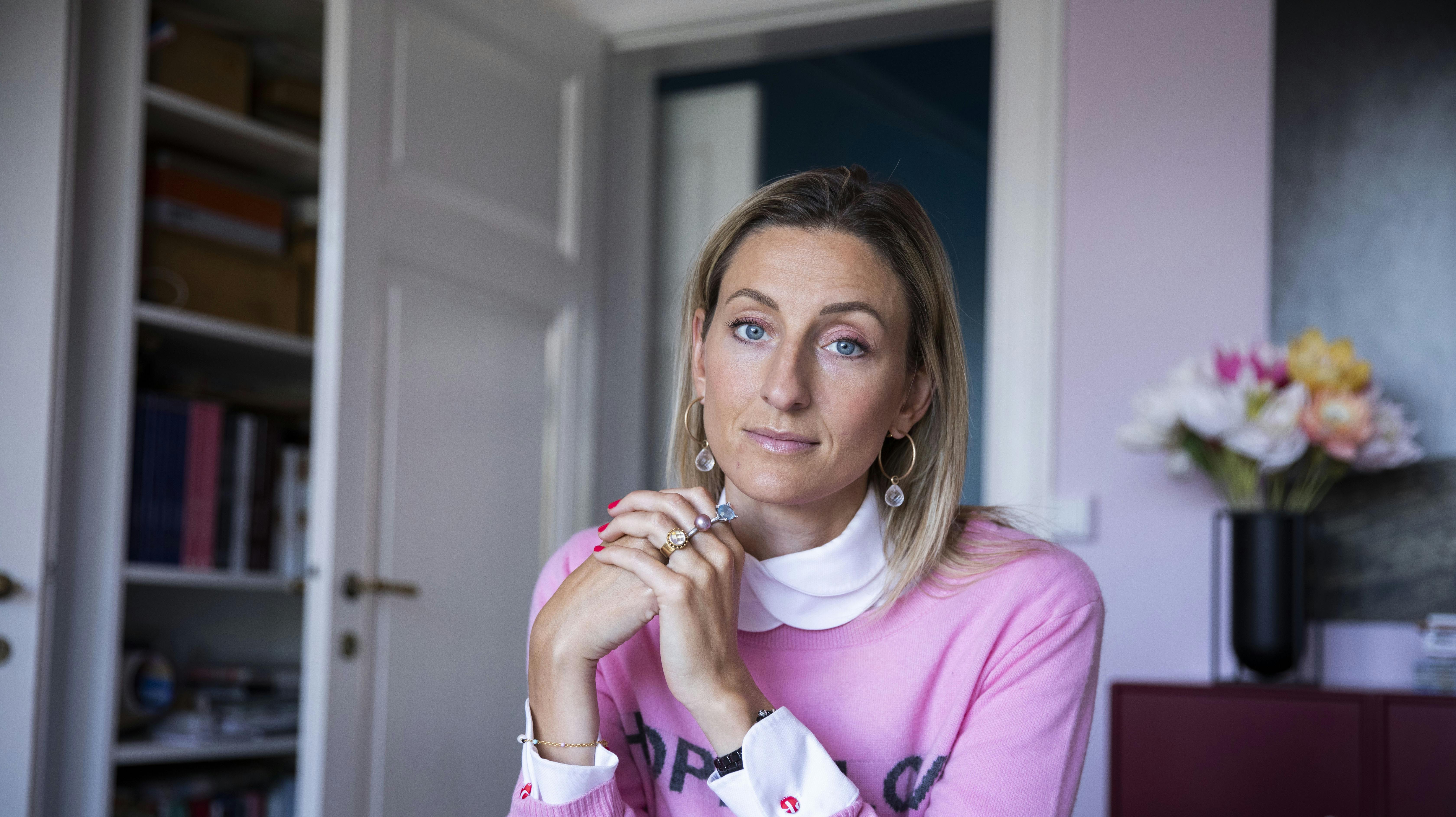 Annemette Voss fik sig en gevaldig forskrækkelse, da hendes lille datter Rita var ude for et uheld. nbsp;