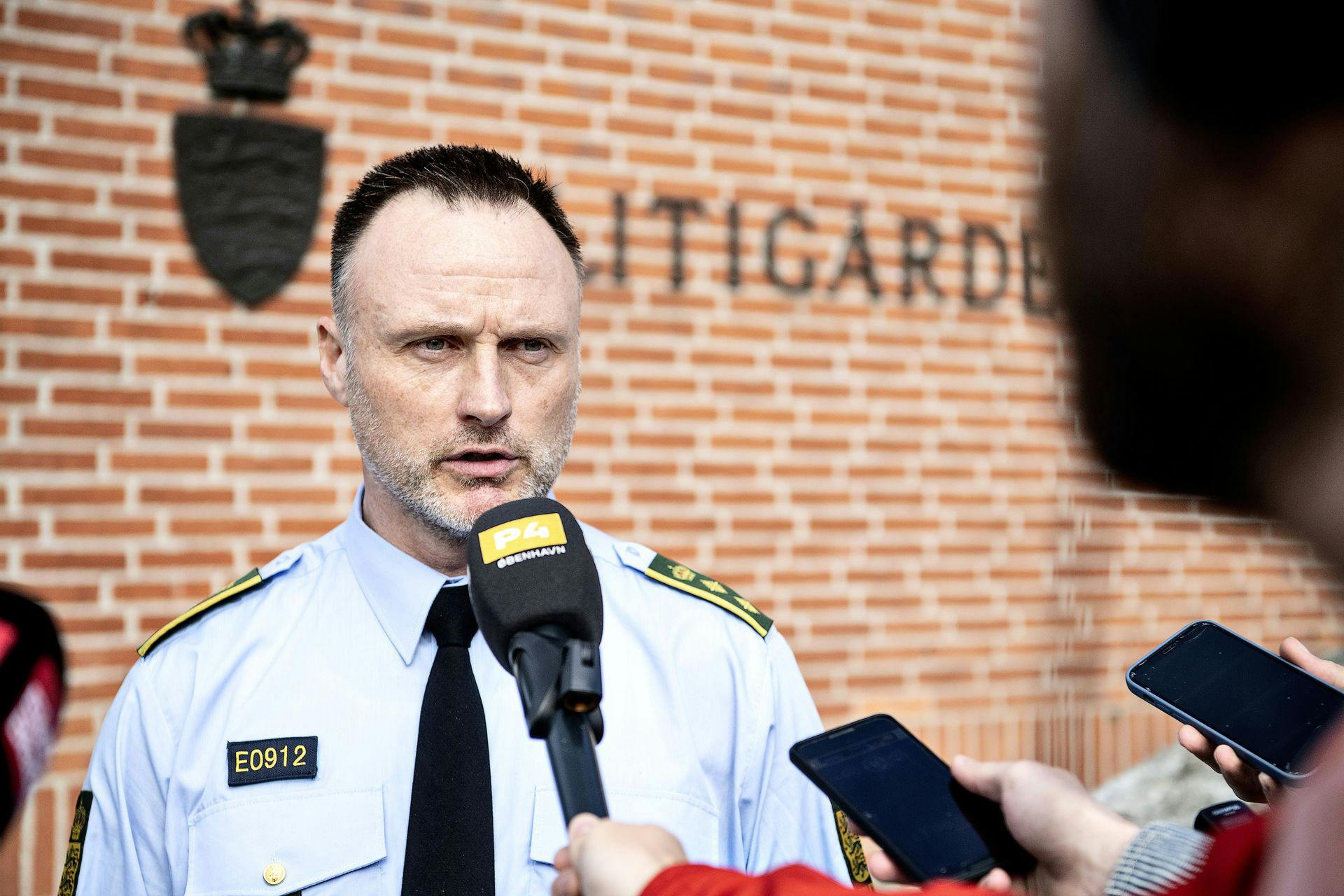 Vicepolitiinspektør Peter Malmose under pressemødet på politigården i Albertslund, fredag den 6. maj 2022, hvor han fortalt, at man nu havde sigtet en mand for drabet på Louise Borglit.&nbsp;

&nbsp;
