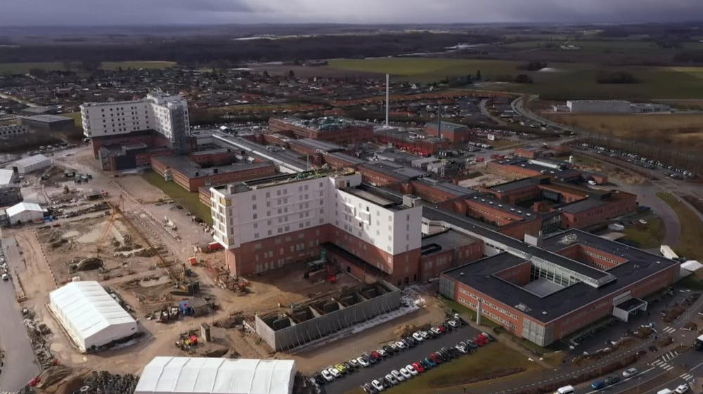 Sjællands Universitetshospital i Køge.