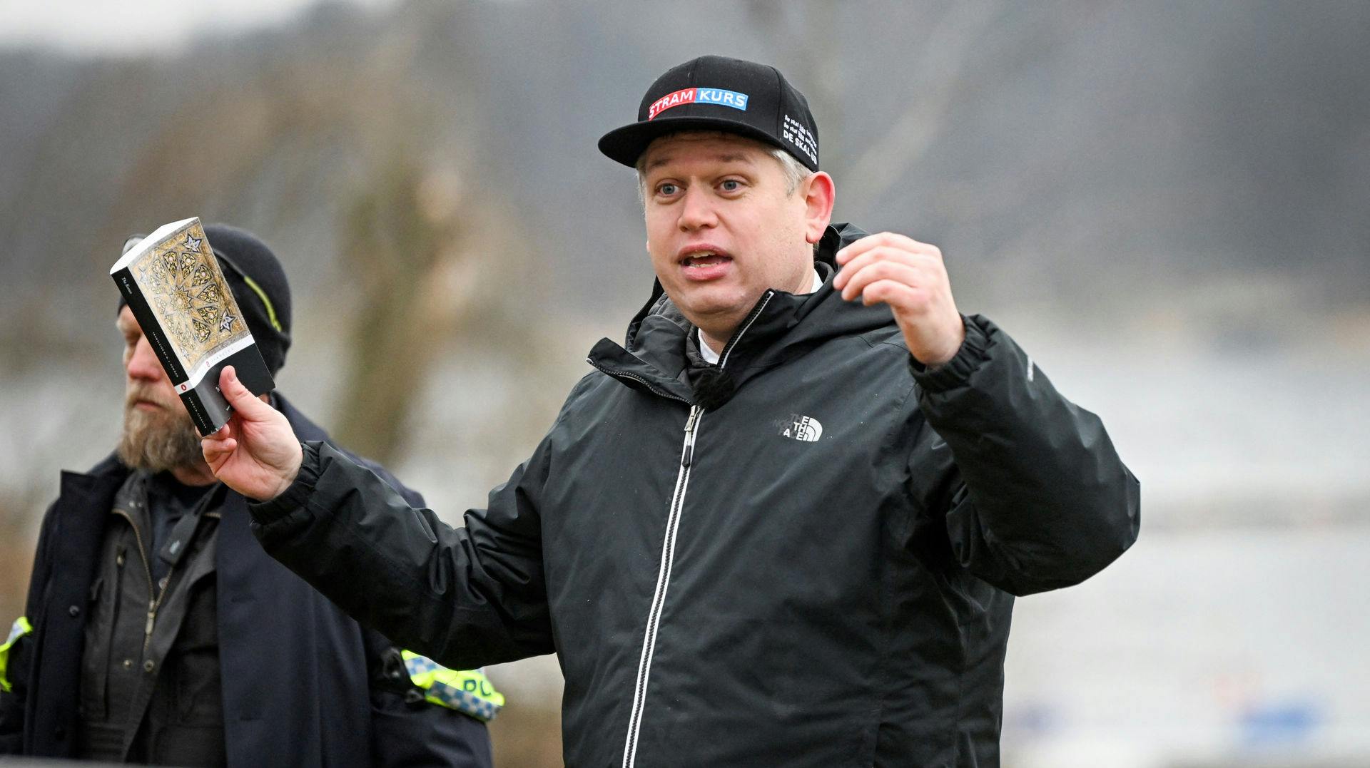 Rasmus Paludan er blevet anholdt in absentia.