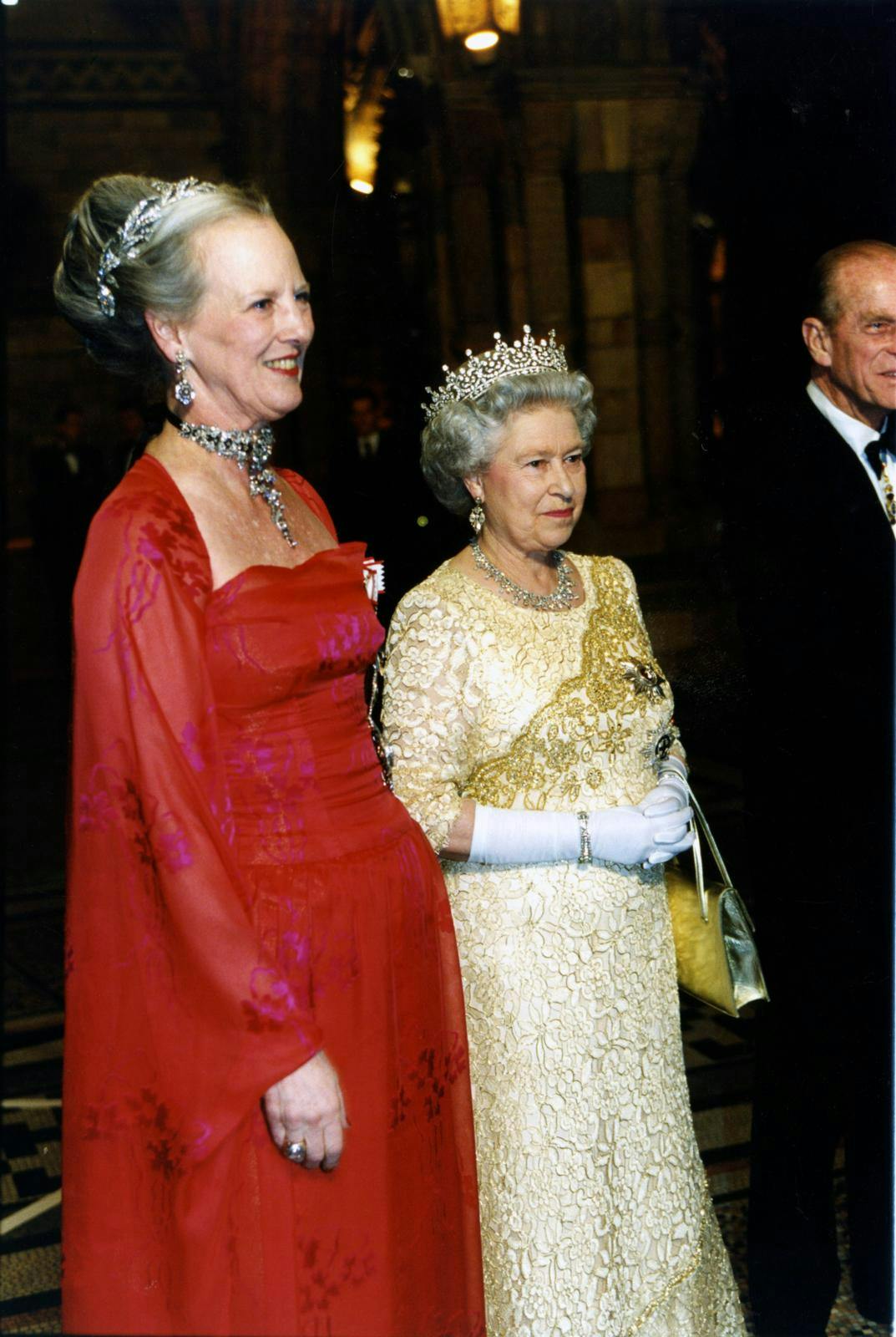 Dronning Margrethe og dronning Elizabeth