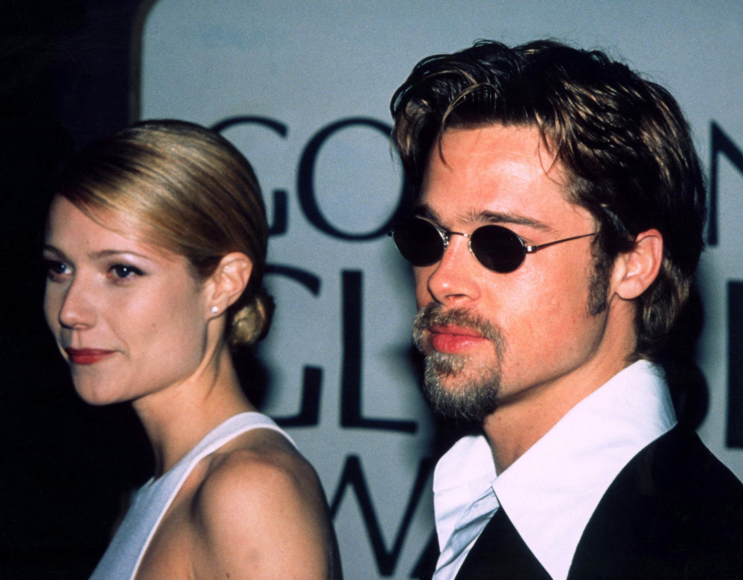 Gwyneth Paltrow og Brad Pitt blev forlovet i 1996, men gik fra hinanden året efter.
