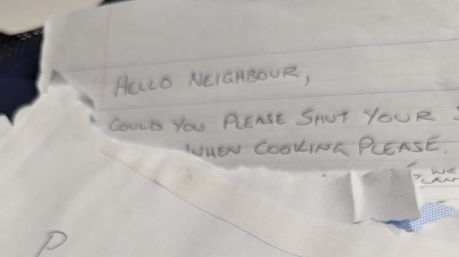 En vegansk familie havde en usædvanlig bøn til naboen. 