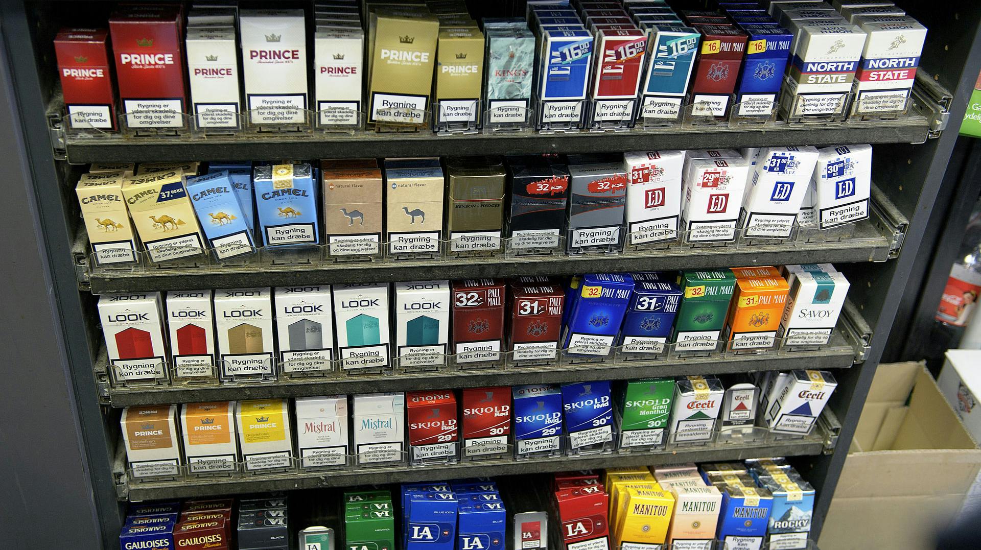 2028 bliver sidste år, hvor det bliver muligt at købe cigaretter i Lidl.