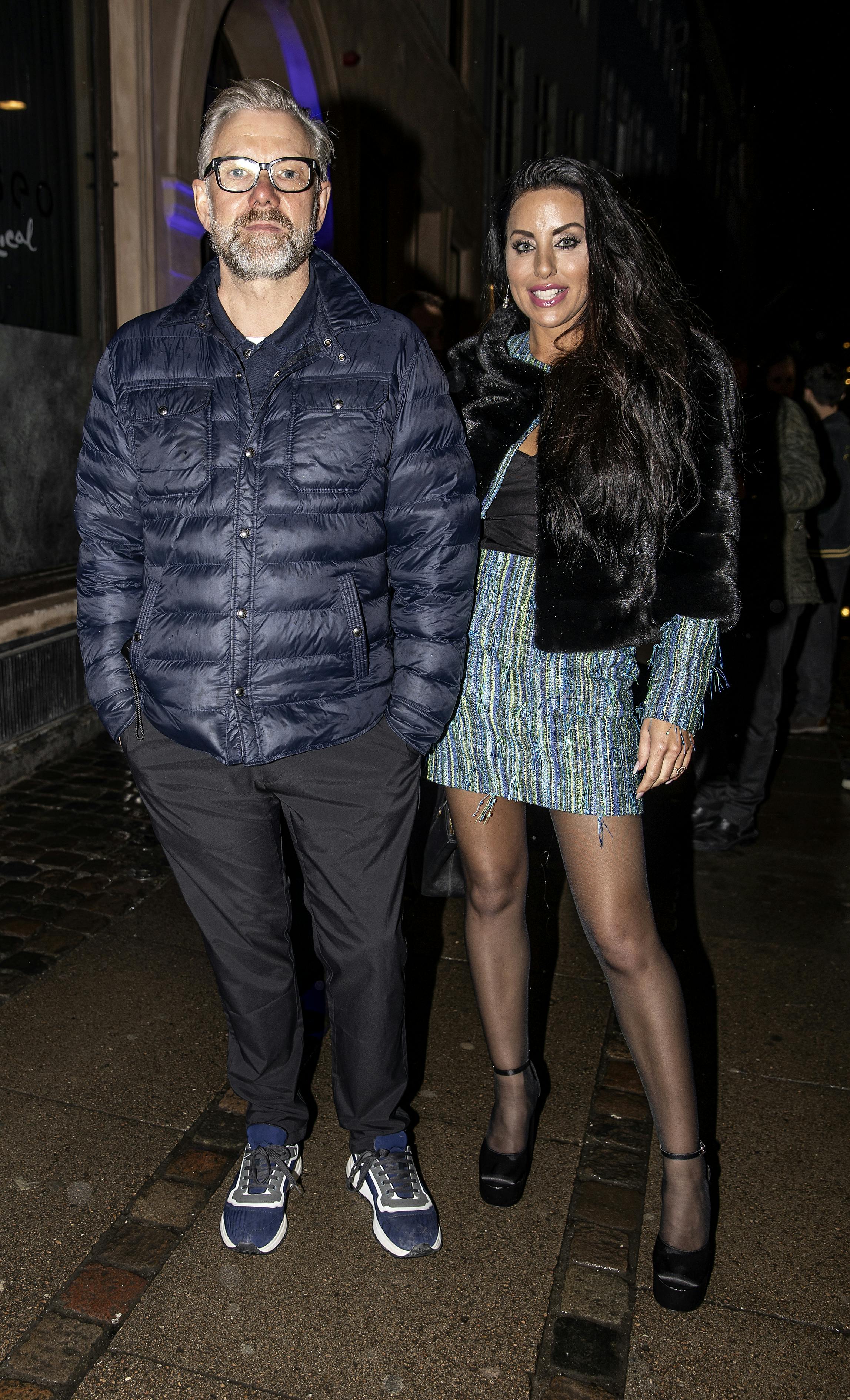 Casper Christensen og Sarah Louise Christiansen var begge med til deres NFT-fest i indre København.