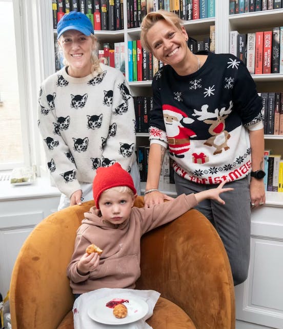 Michelle Kristensen danner par med Pernille Wass.