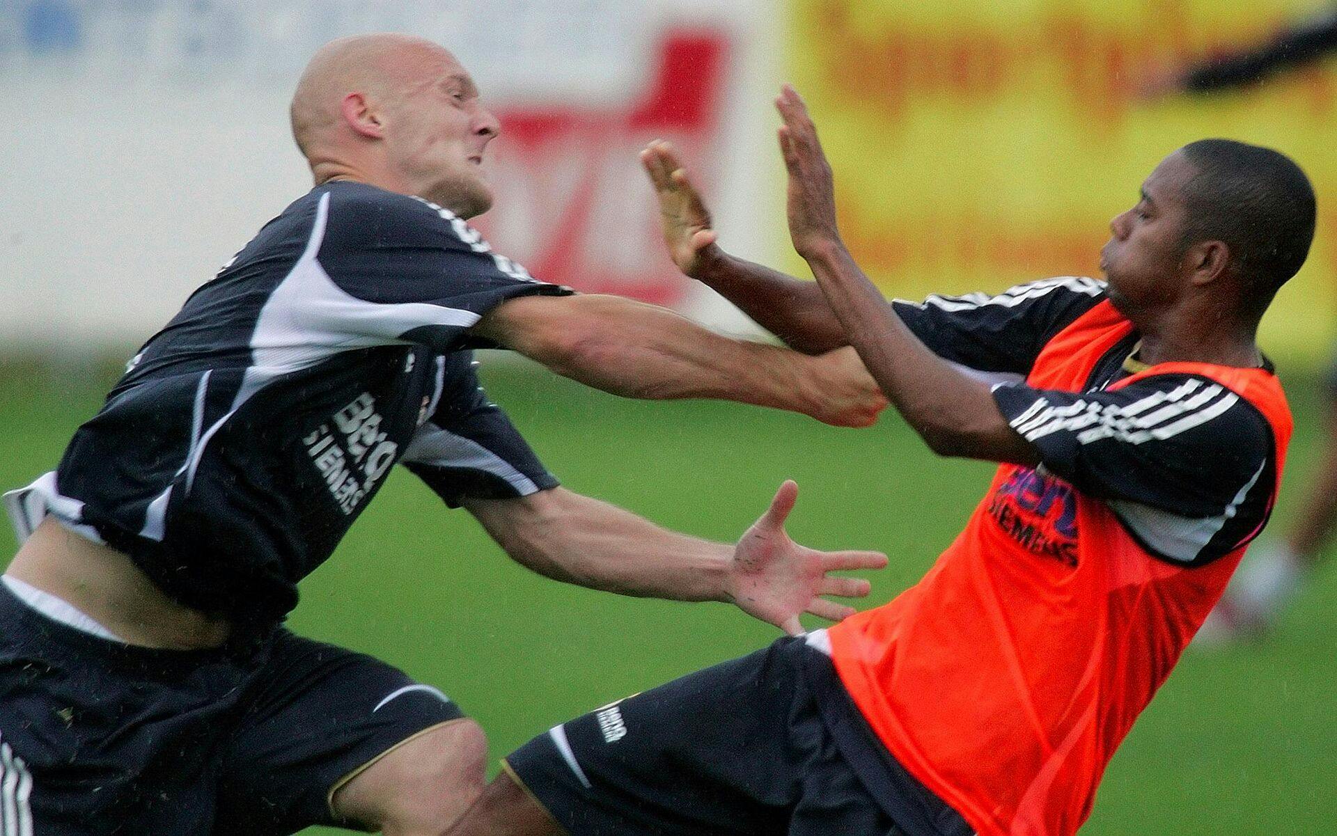 Thomas Gravesen var i sin tid i Real Madrid involveret i et stort klammeri med sin holdkammerat og dengang store brasilianske Robinho.