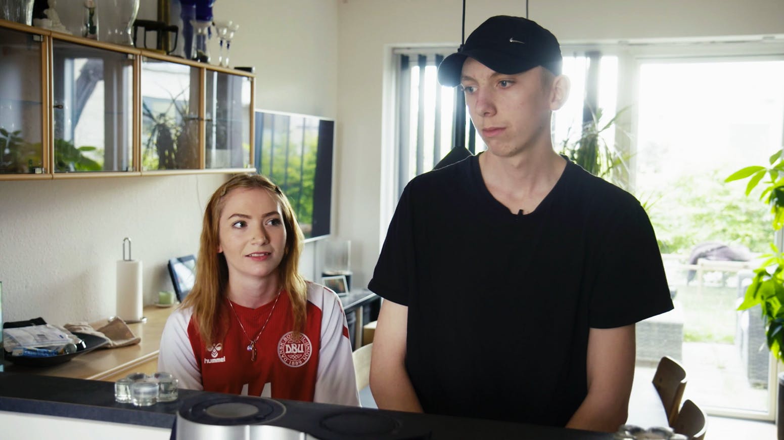 To af Elisas børn. Emilie og og Mikkel. 